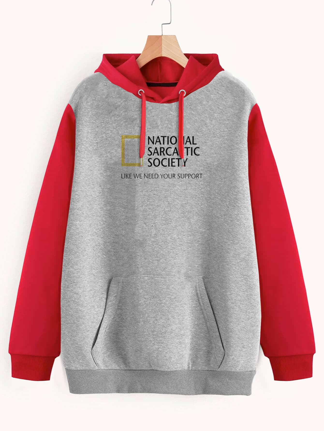 Buzo ancho hoodie National Sarcastic Society