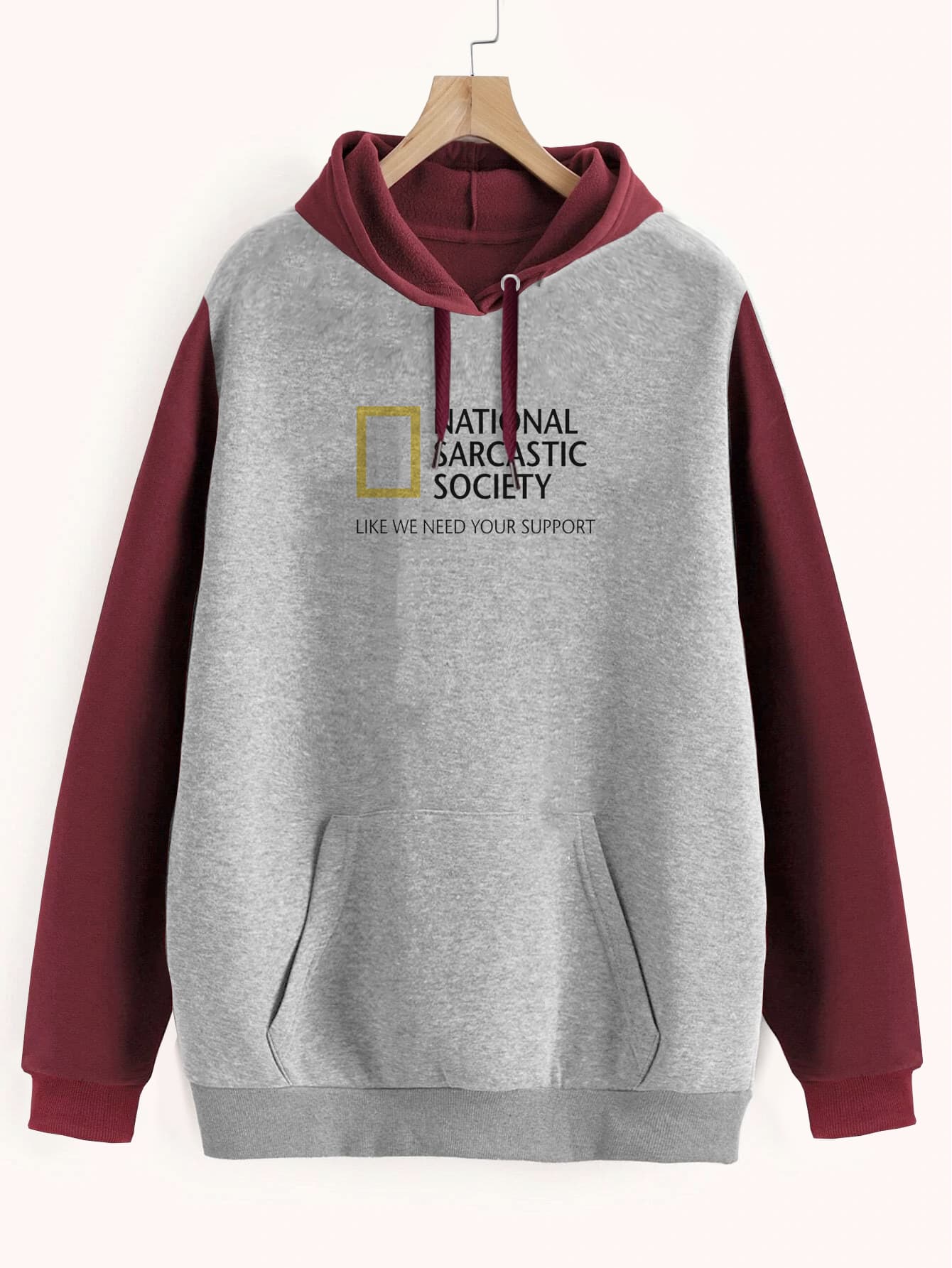Buzo ancho hoodie National Sarcastic Society