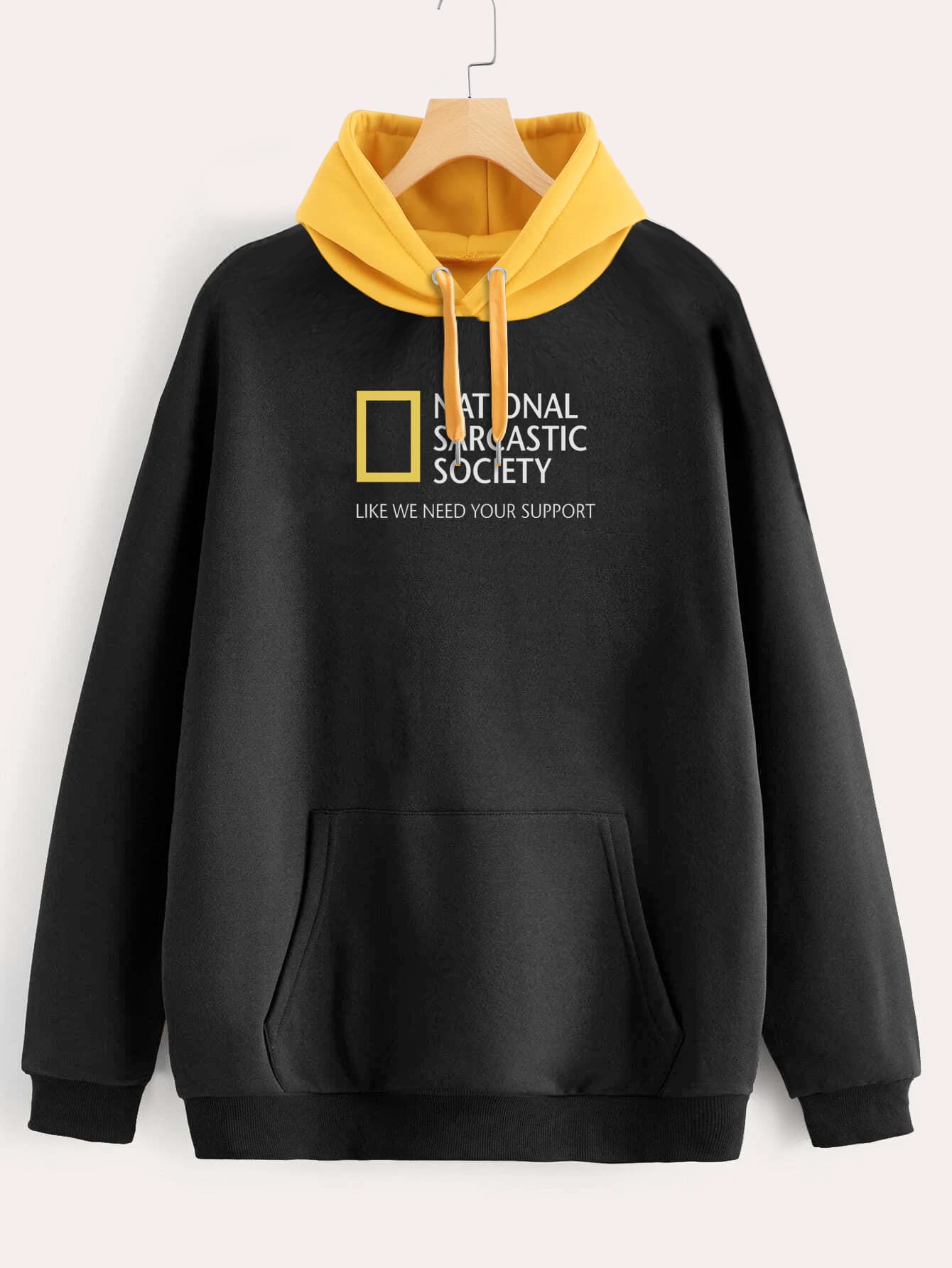 Buzo ancho hoodie National Sarcastic Society