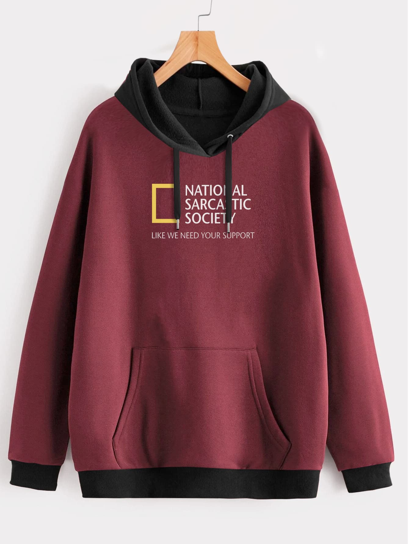 Buzo ancho hoodie National Sarcastic Society
