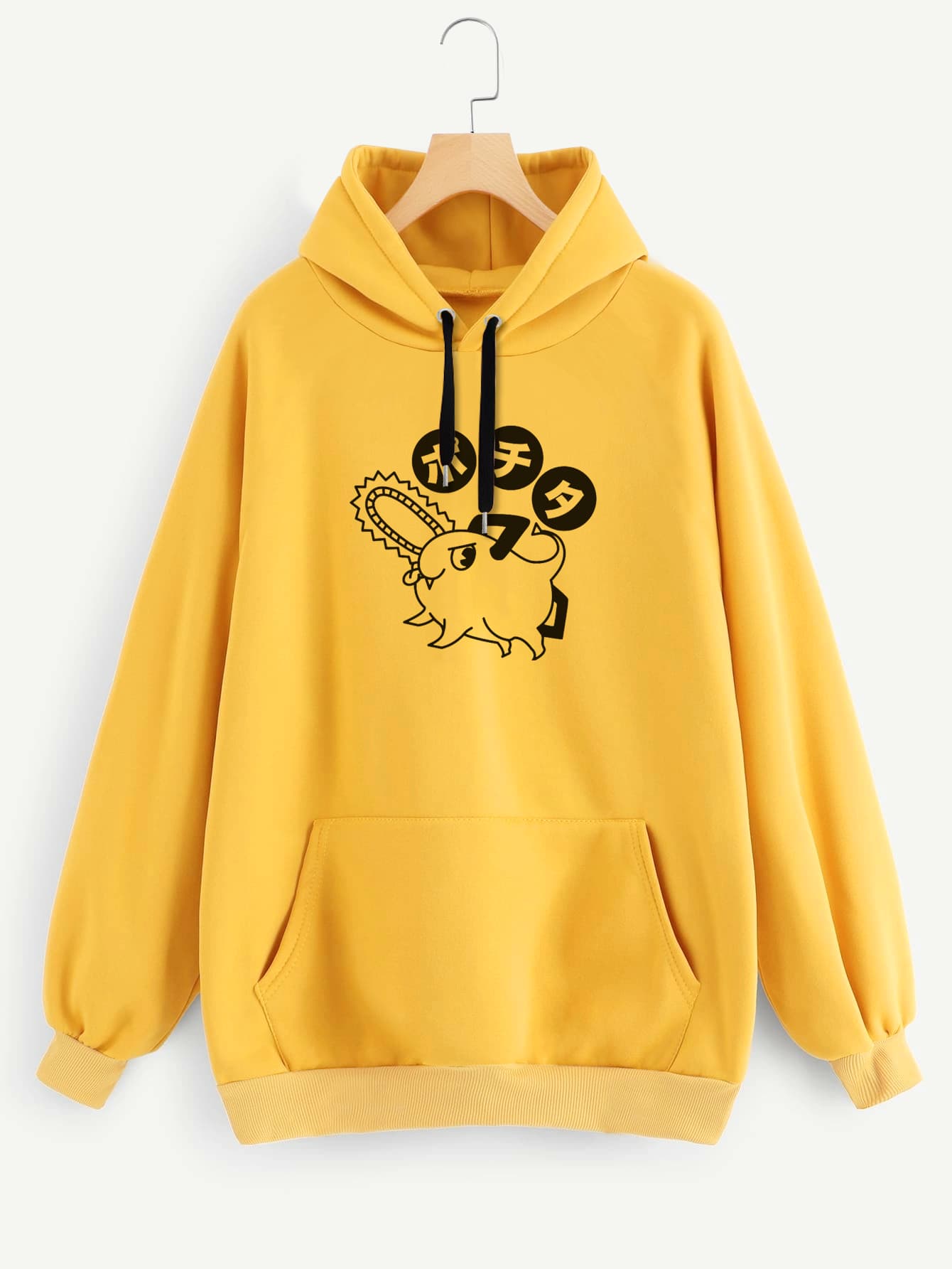 Buzo ancho hoodie Pochita