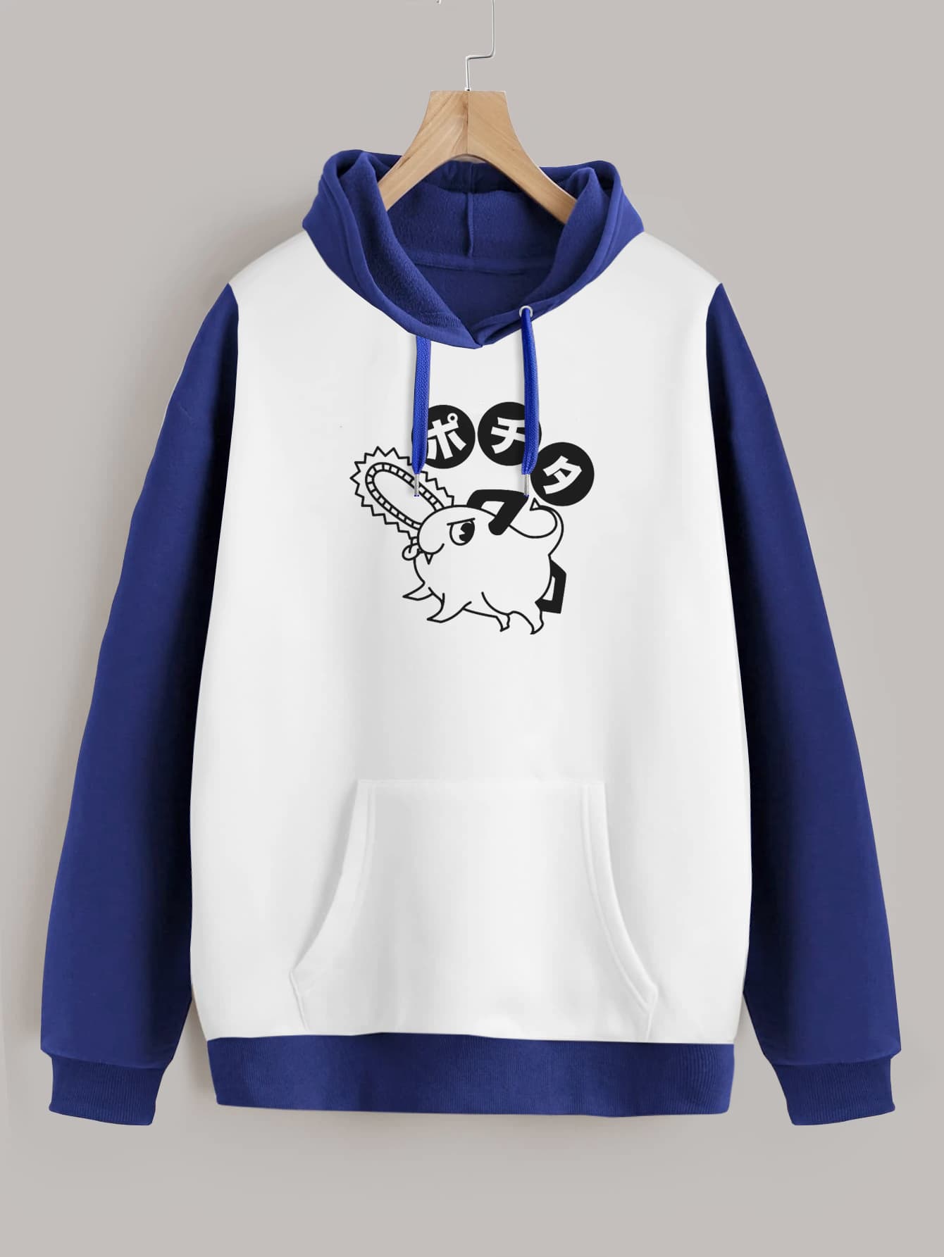 Buzo ancho hoodie Pochita