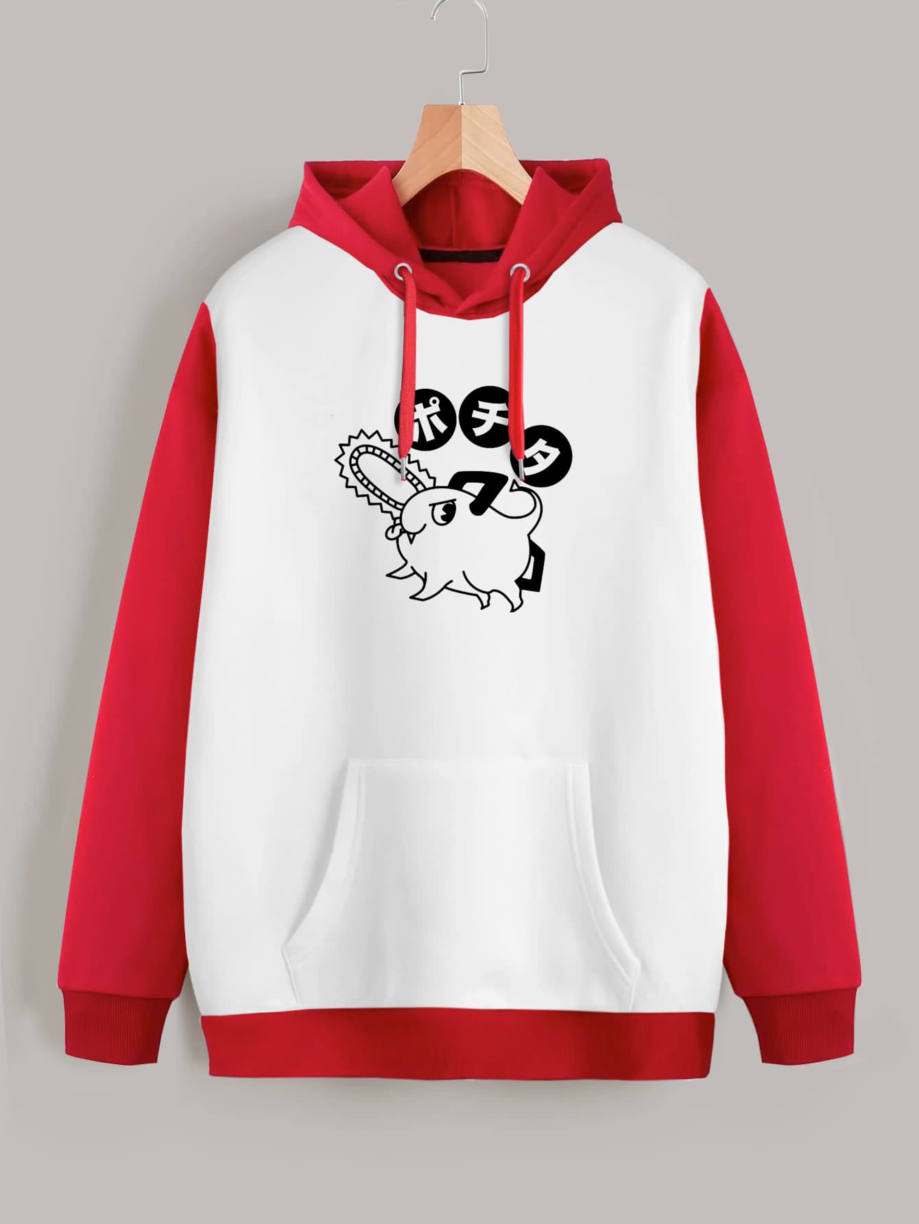 Buzo ancho hoodie Pochita