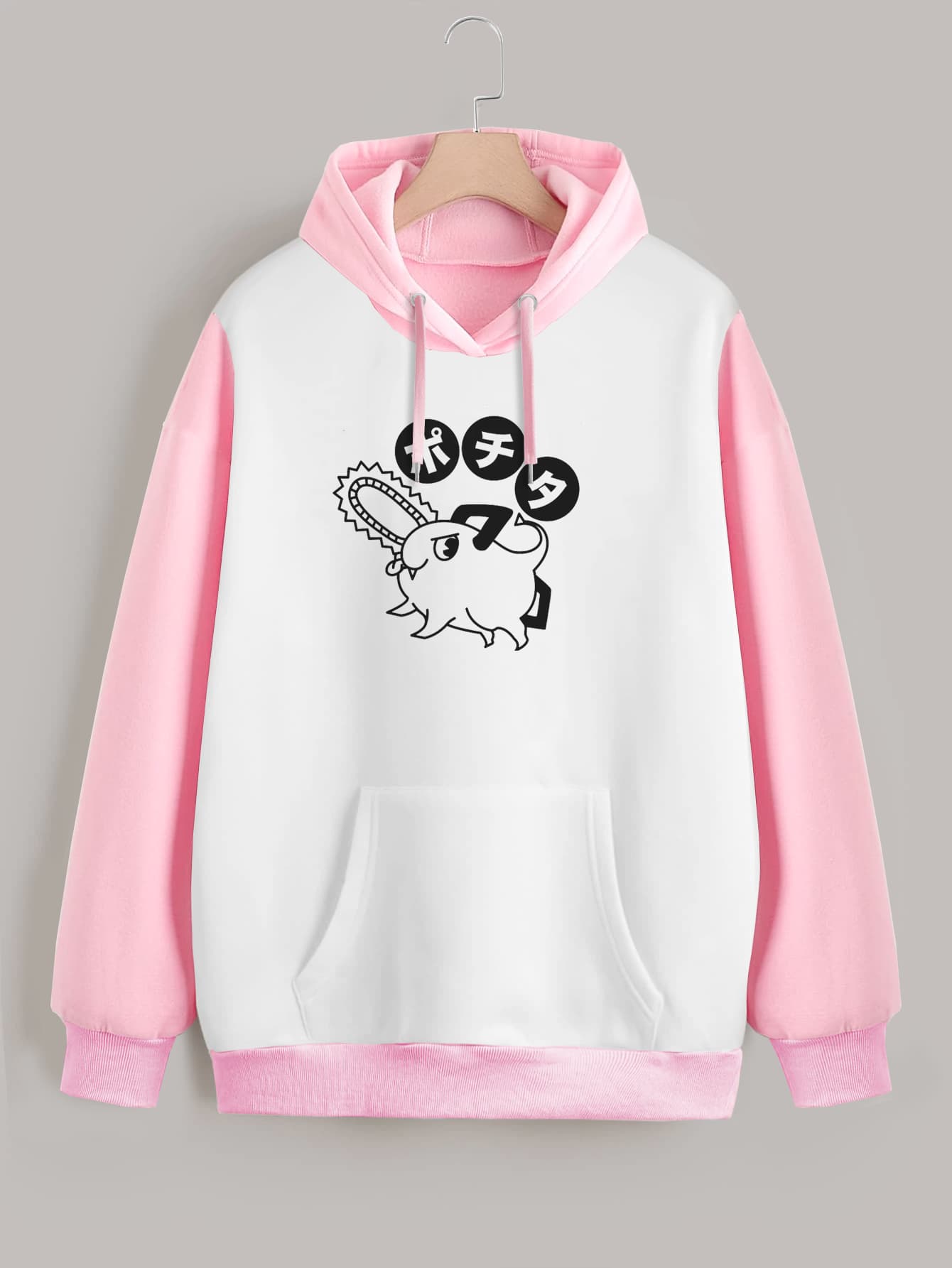 Buzo ancho hoodie Pochita