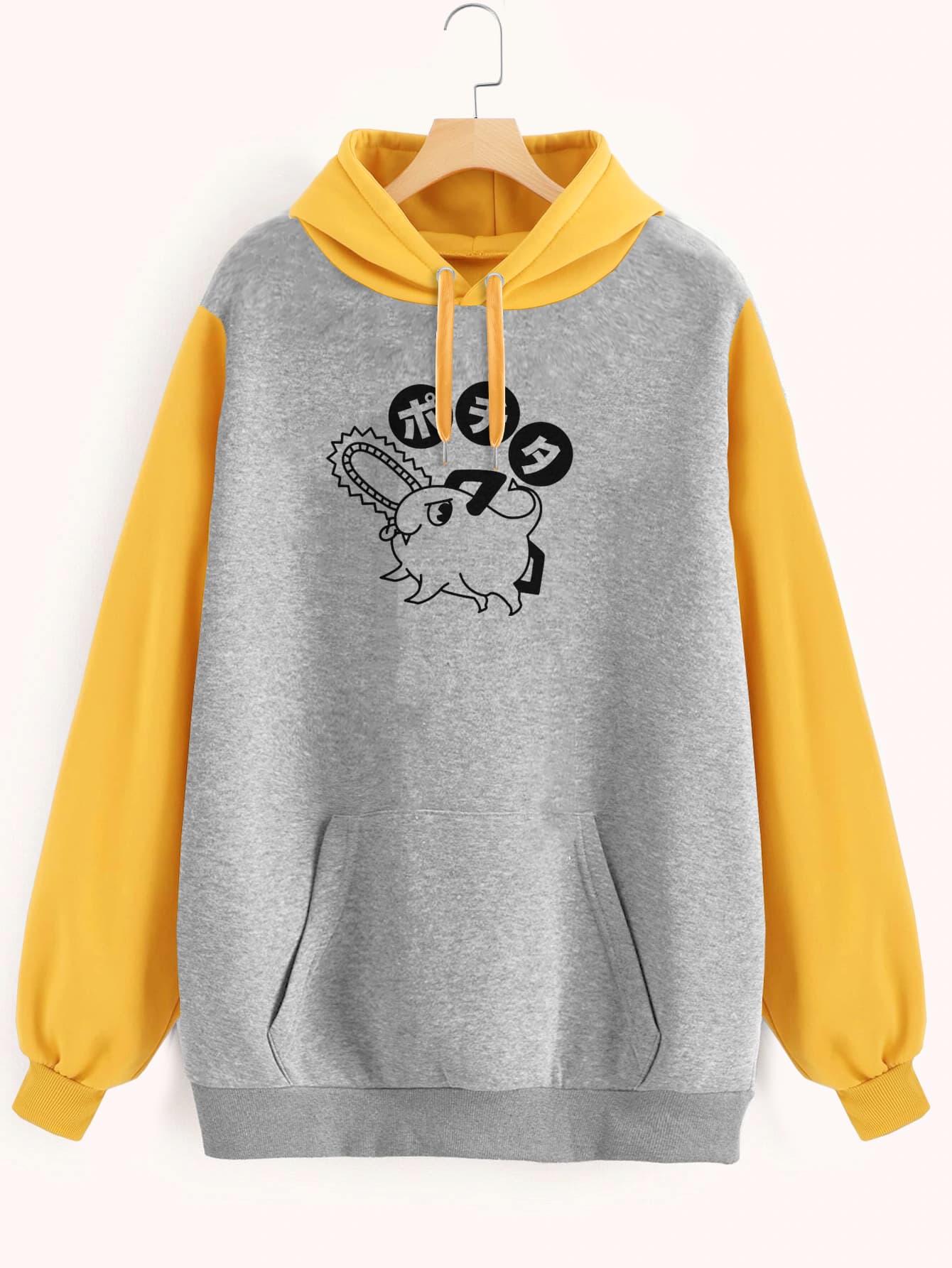 Buzo ancho hoodie Pochita