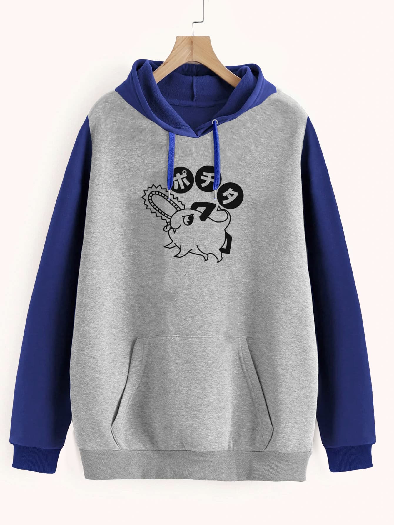 Buzo ancho hoodie Pochita