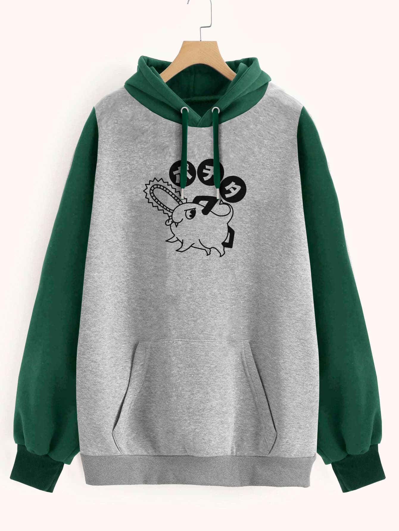 Buzo ancho hoodie Pochita