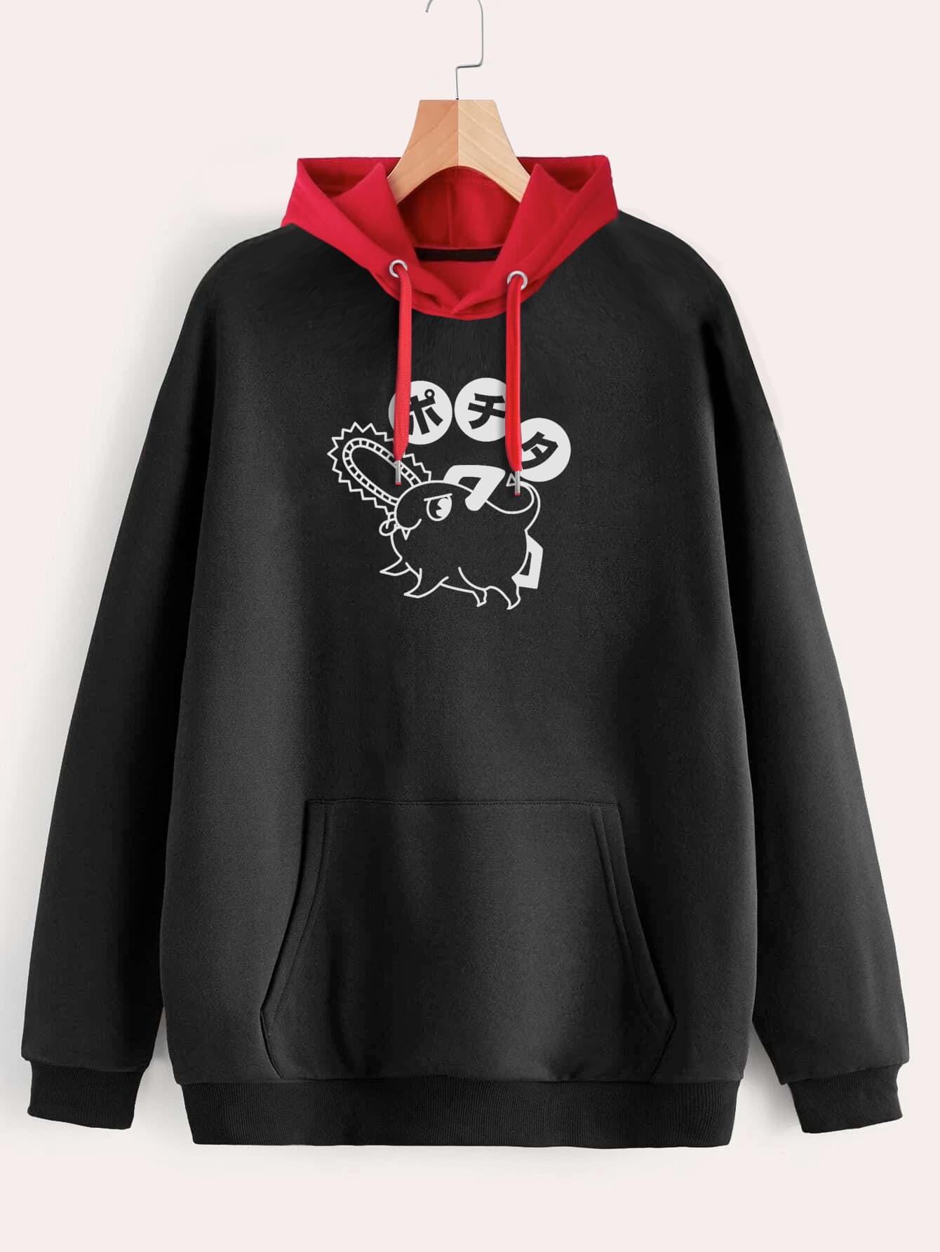 Buzo ancho hoodie Pochita