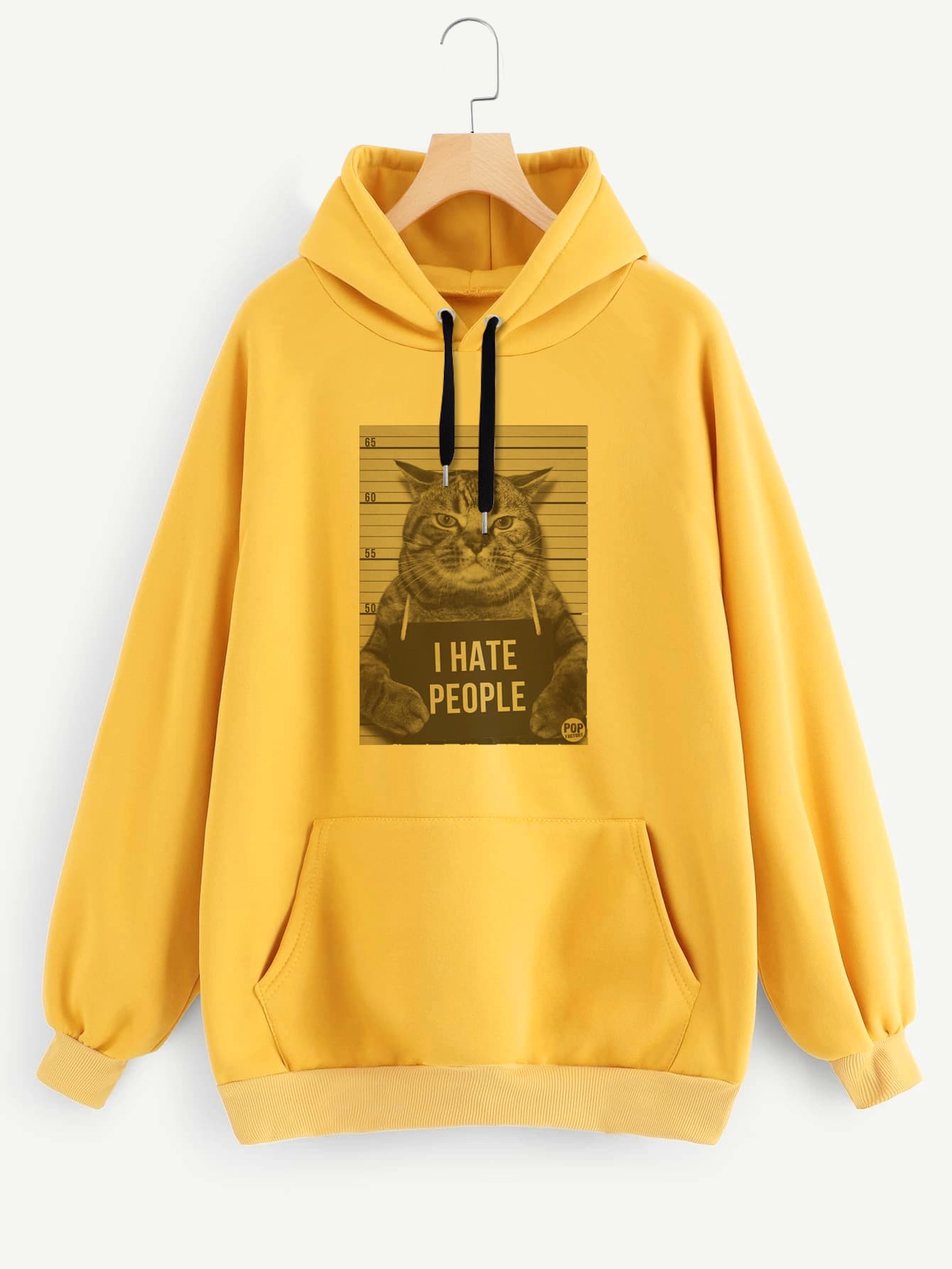 Buzo ancho hoodie I Hate People
