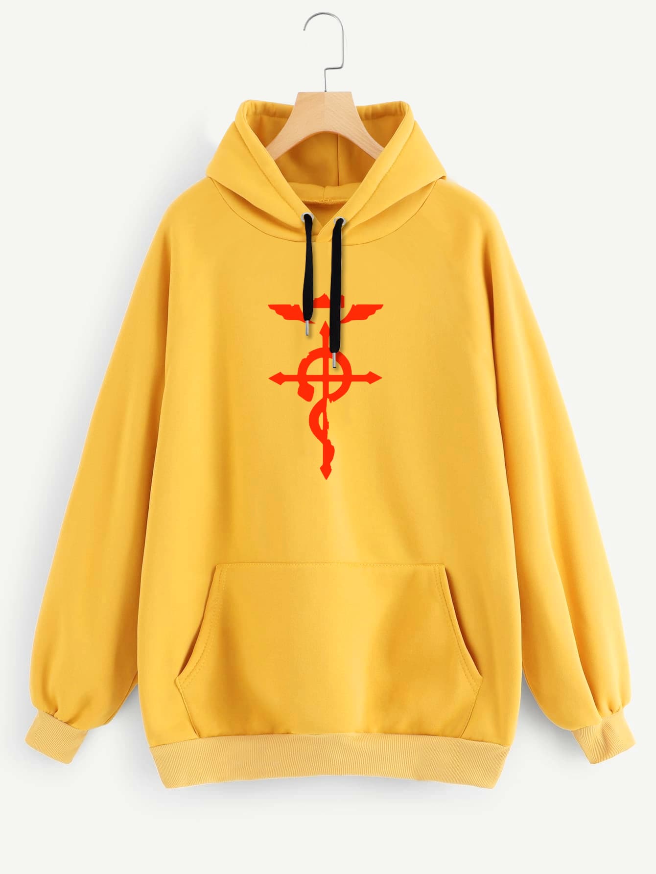 Buzo ancho hoodie Flamel Fullmetal Alchemist