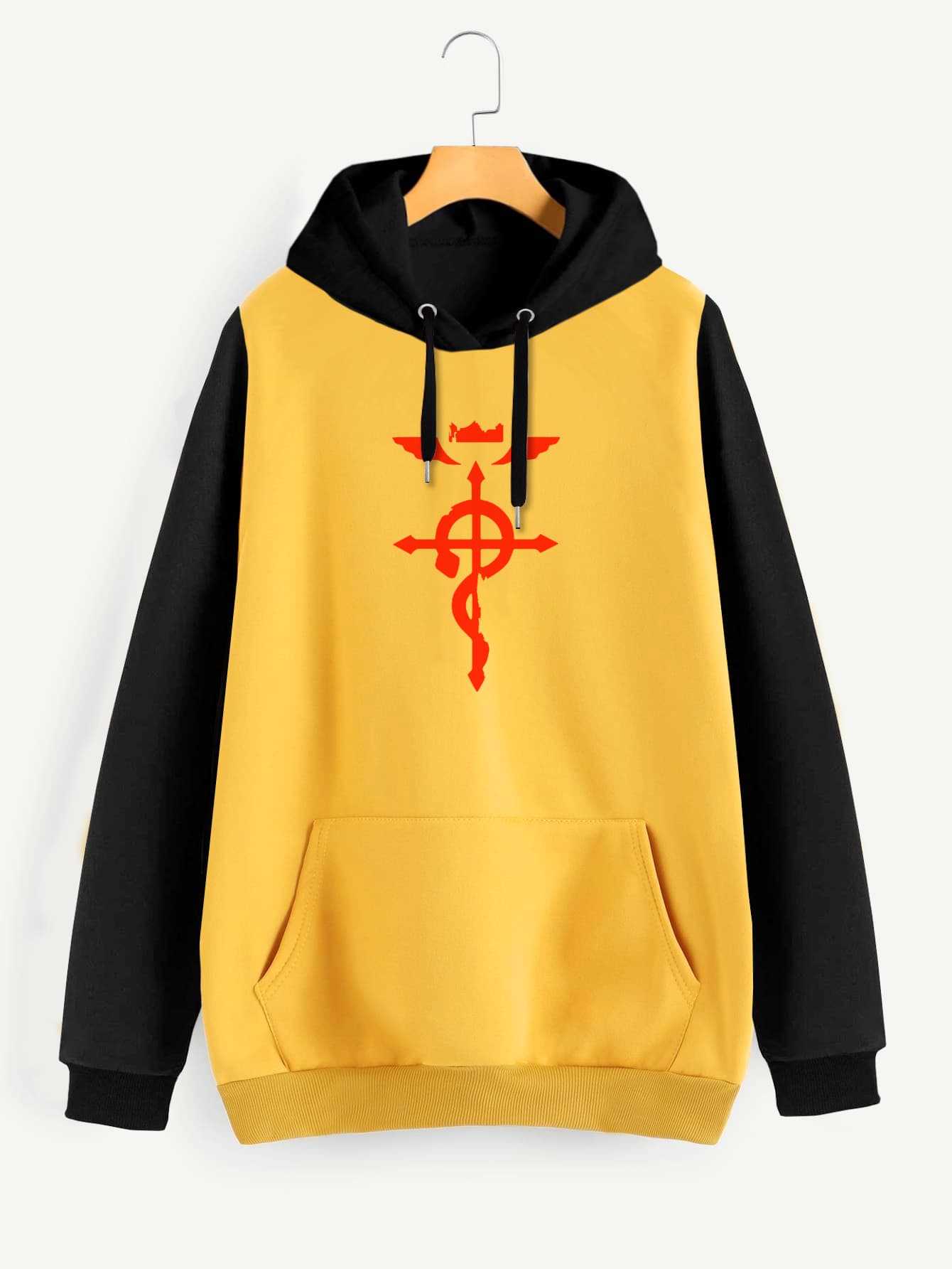 Buzo ancho hoodie Flamel Fullmetal Alchemist
