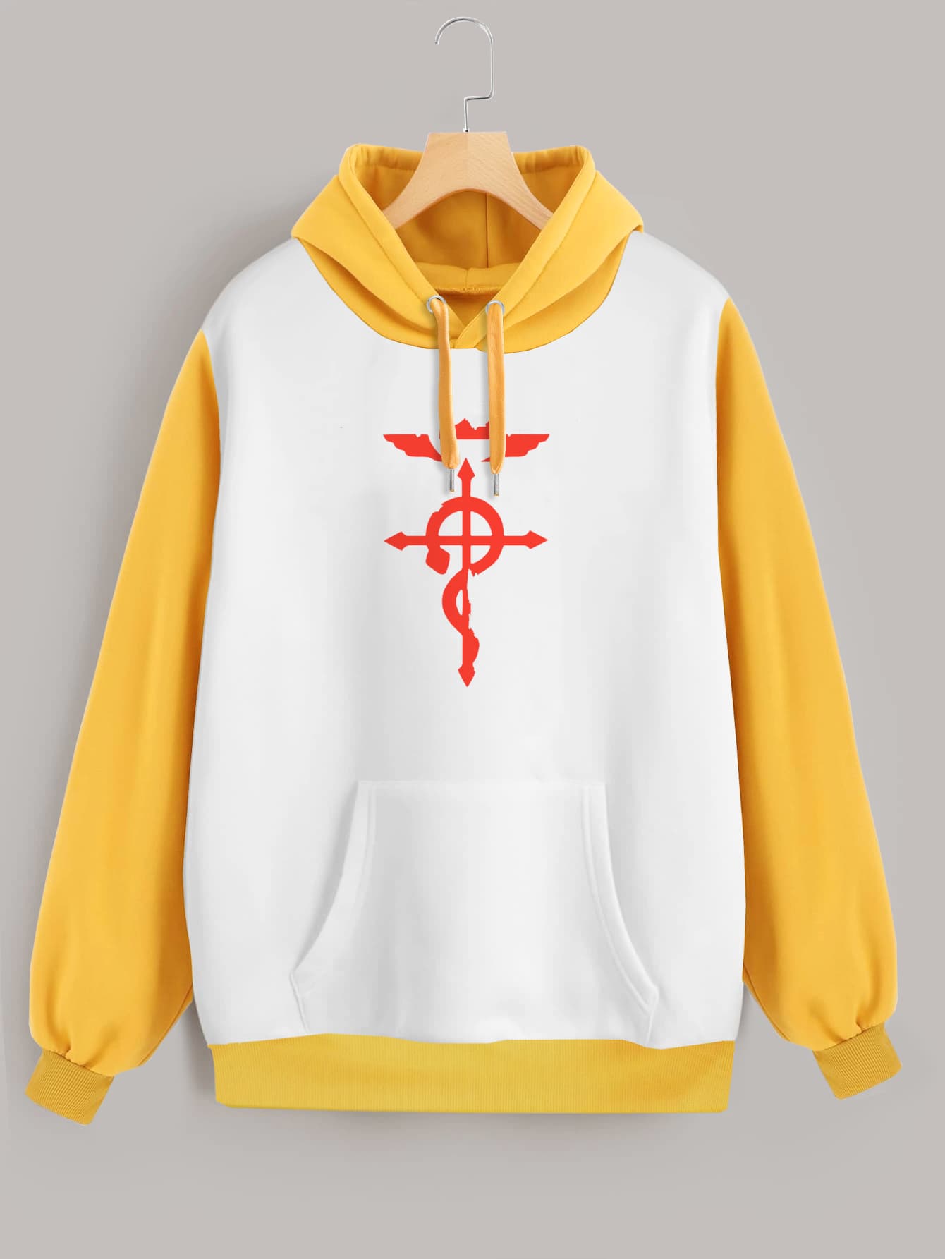 Buzo ancho hoodie Flamel Fullmetal Alchemist