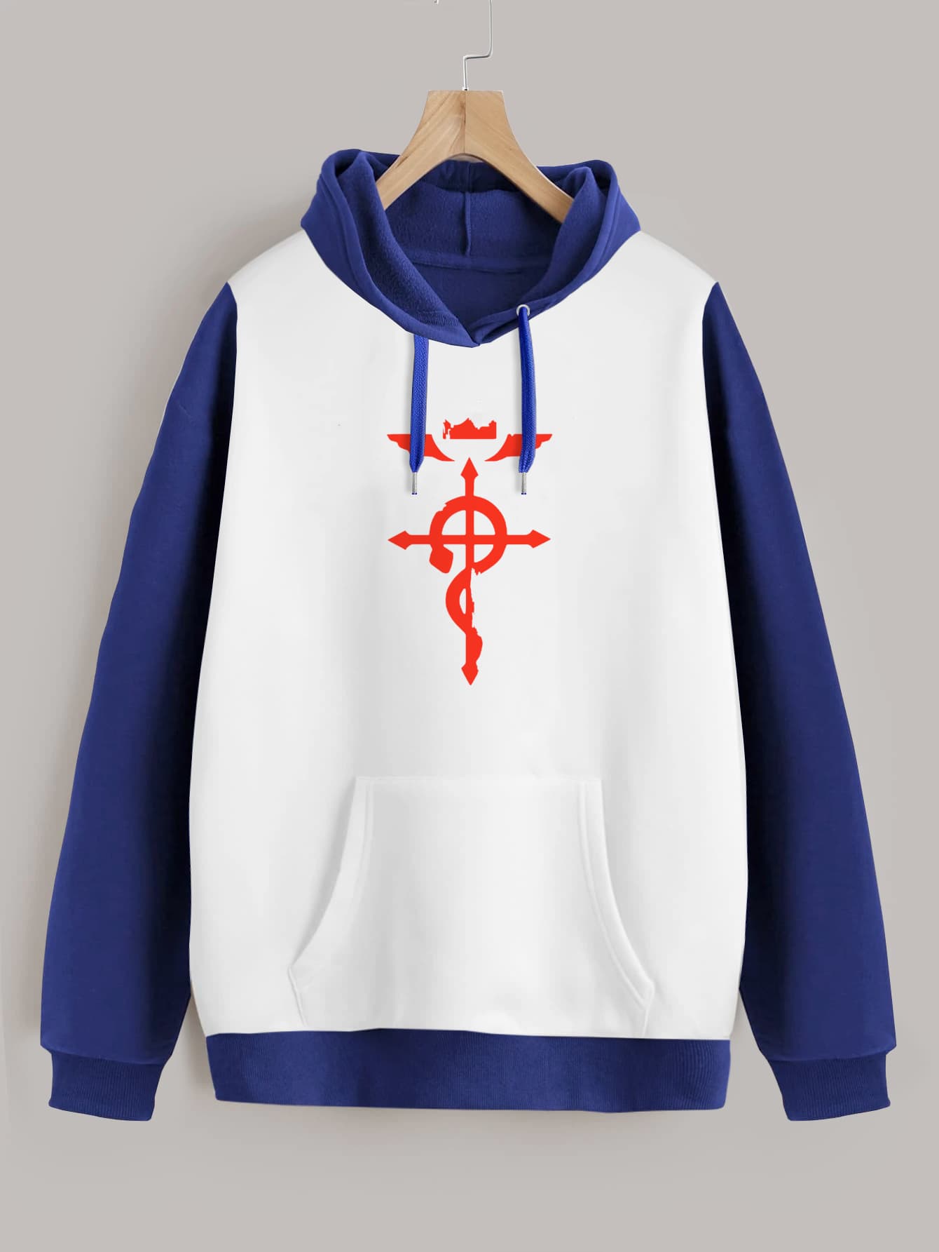 Buzo ancho hoodie Flamel Fullmetal Alchemist
