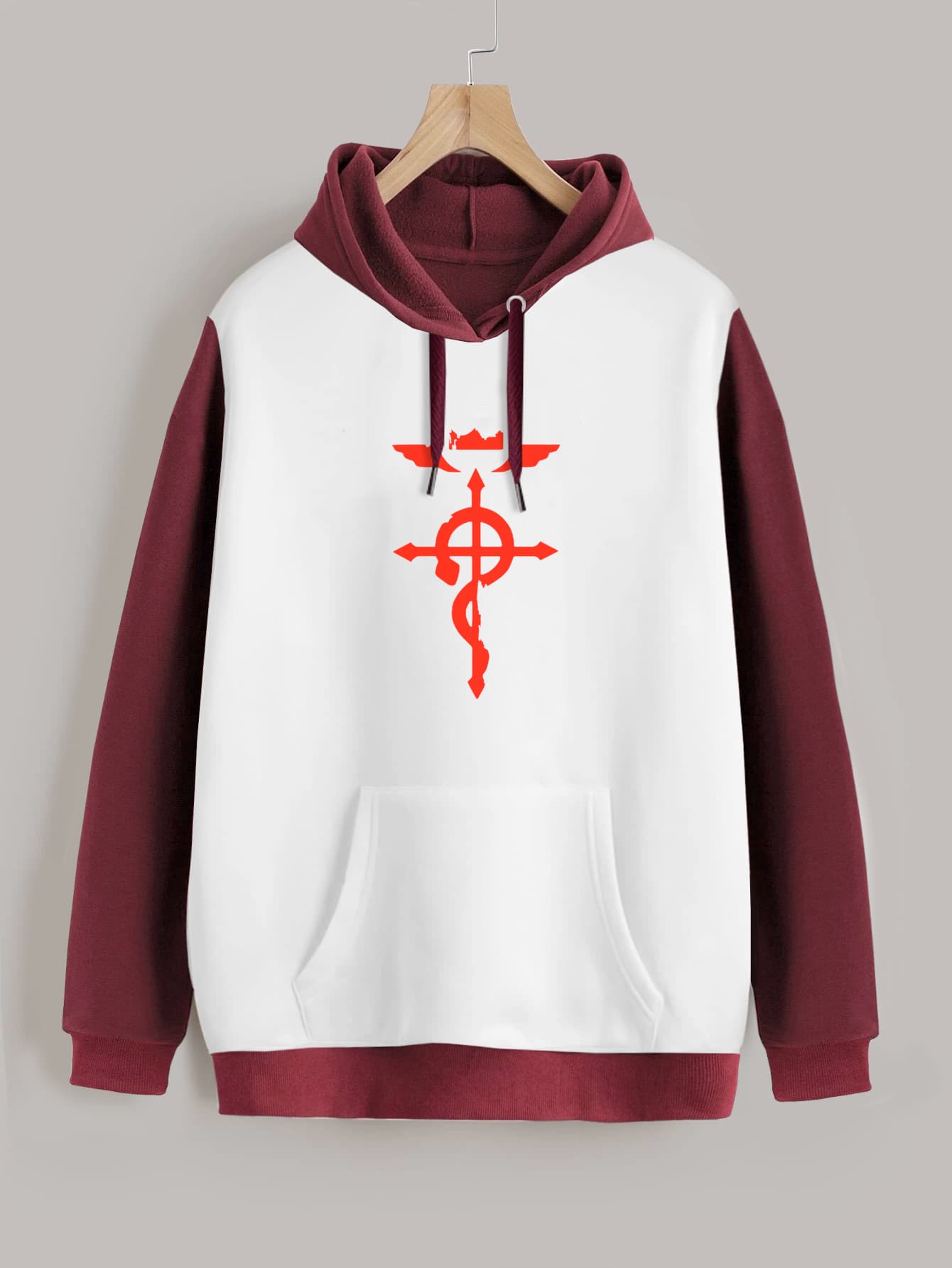 Buzo ancho hoodie Flamel Fullmetal Alchemist