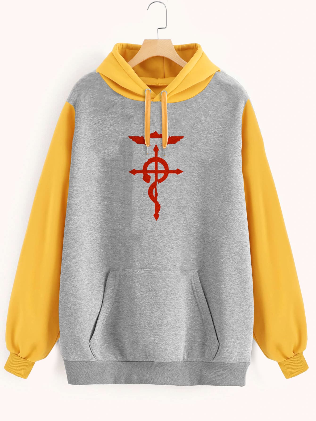 Buzo ancho hoodie Flamel Fullmetal Alchemist
