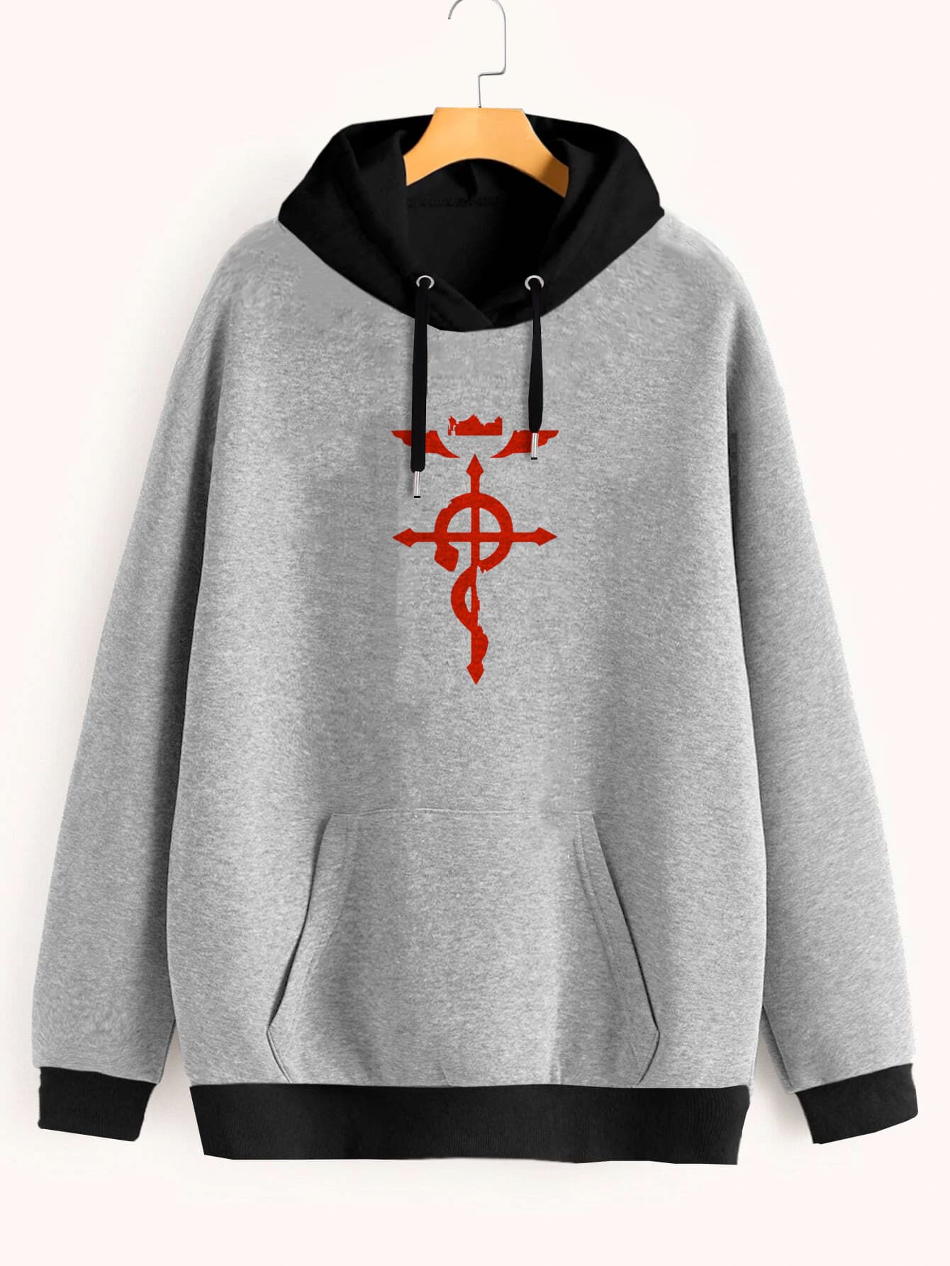 Buzo ancho hoodie Flamel Fullmetal Alchemist