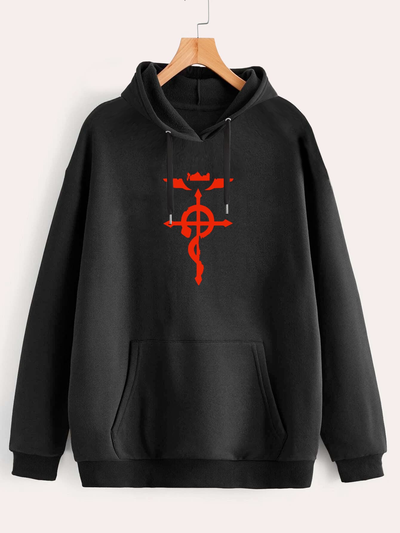 Buzo ancho hoodie Flamel Fullmetal Alchemist
