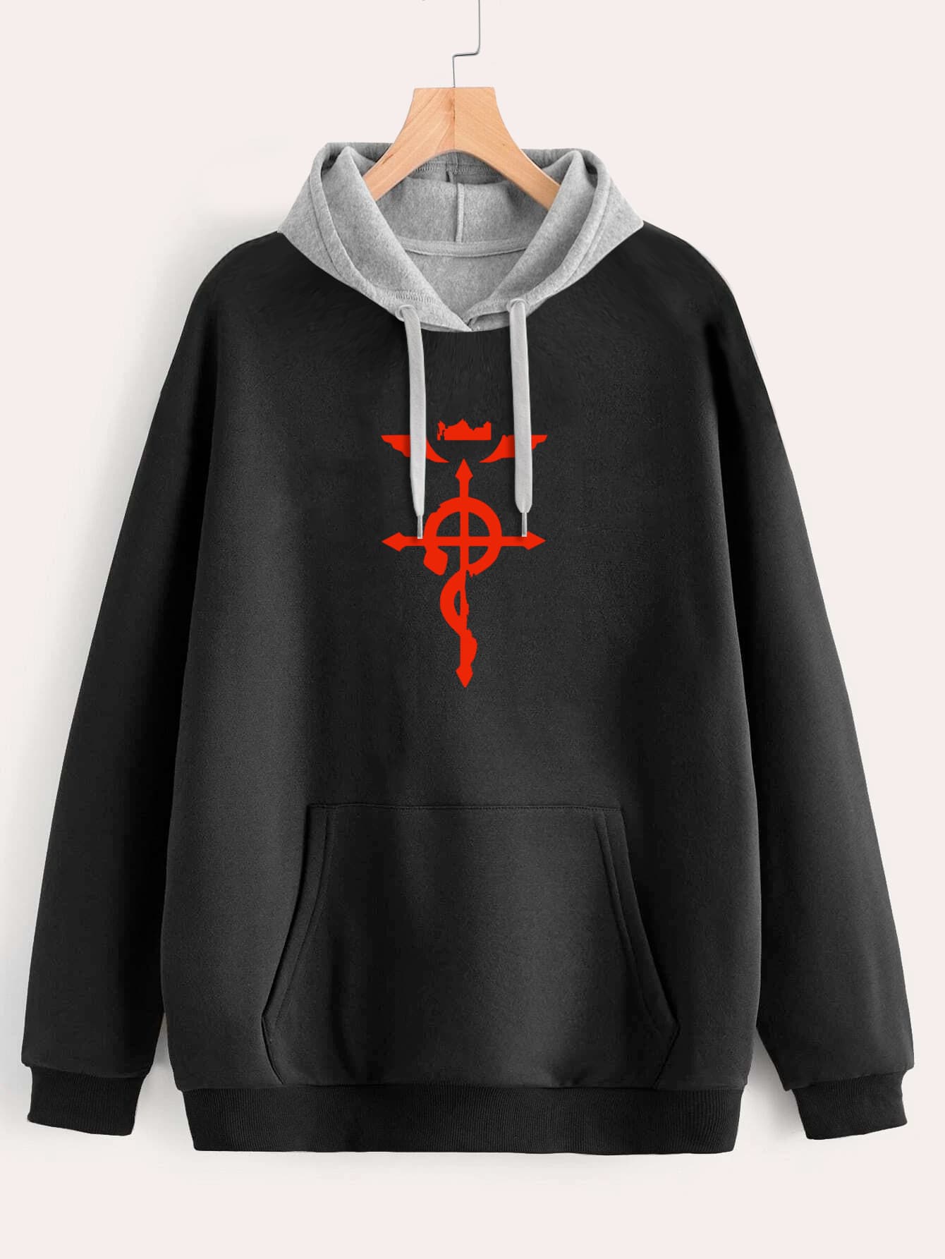 Buzo ancho hoodie Flamel Fullmetal Alchemist