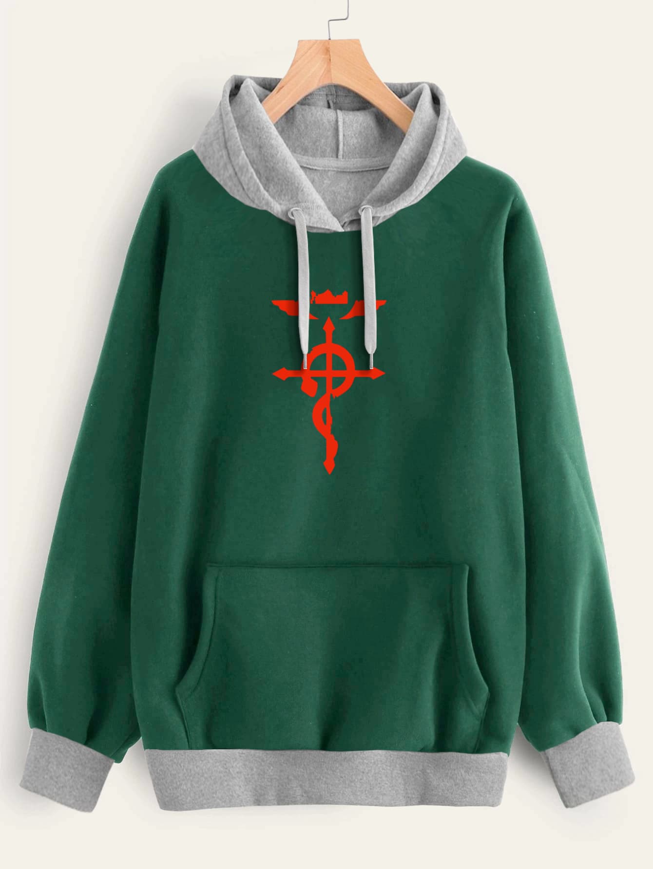 Buzo ancho hoodie Flamel Fullmetal Alchemist