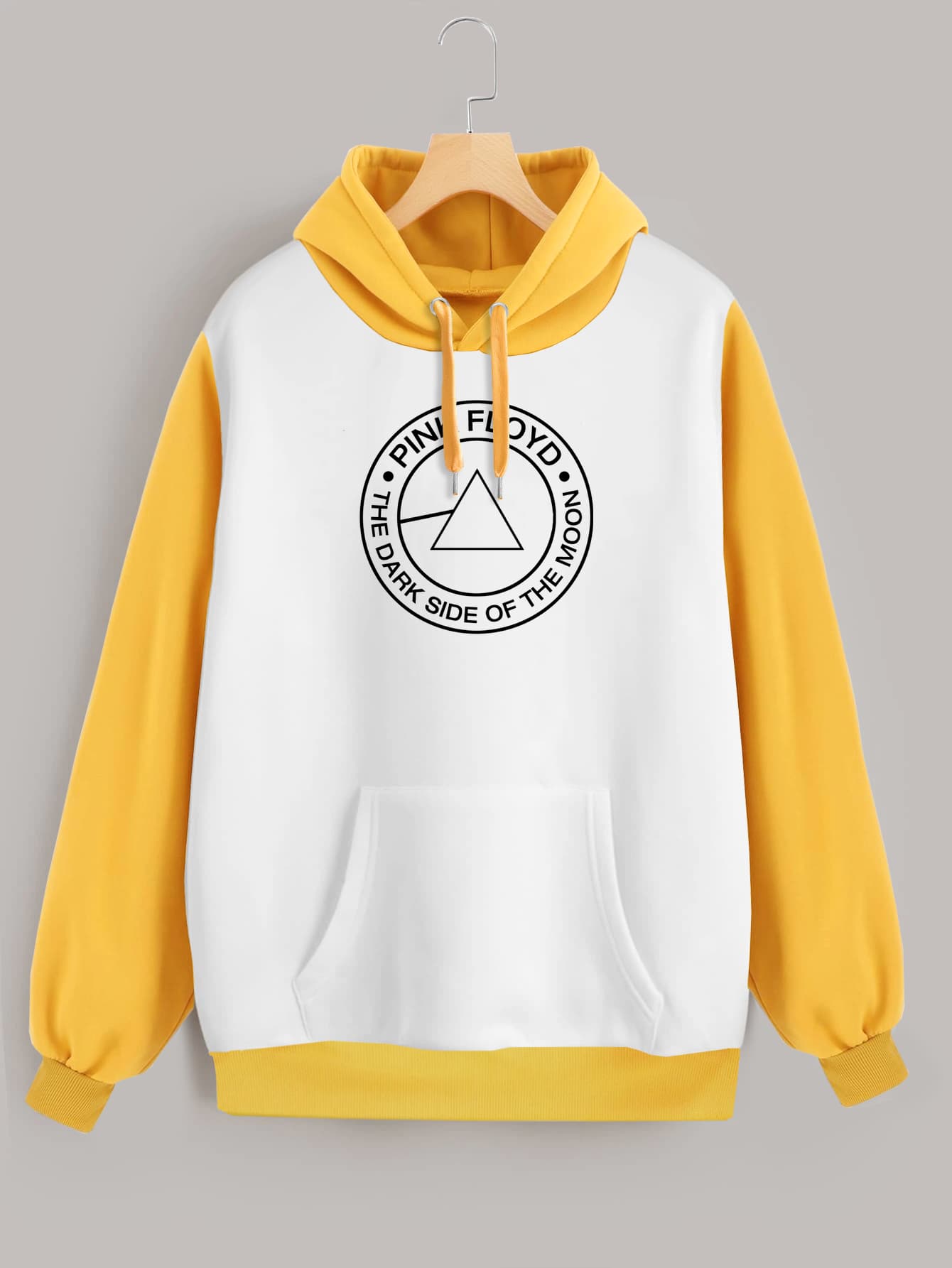 Buzo ancho hoodie Pink Floyd