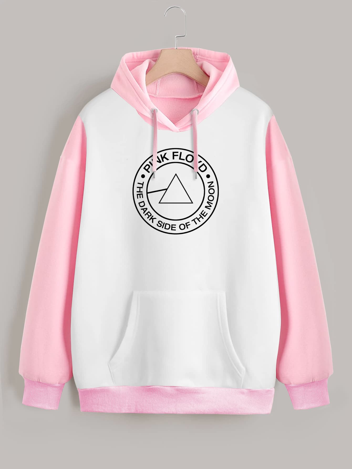 Buzo ancho hoodie Pink Floyd
