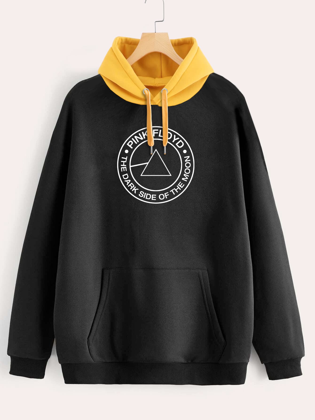 Buzo ancho hoodie Pink Floyd