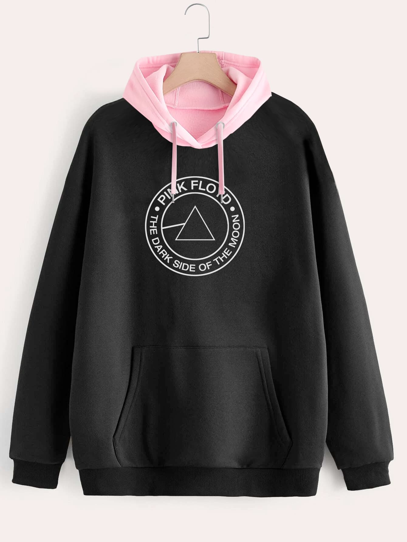 Buzo ancho hoodie Pink Floyd