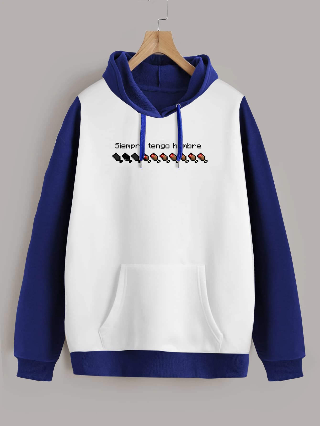 Buzo ancho hoodie Hambre Minecraft