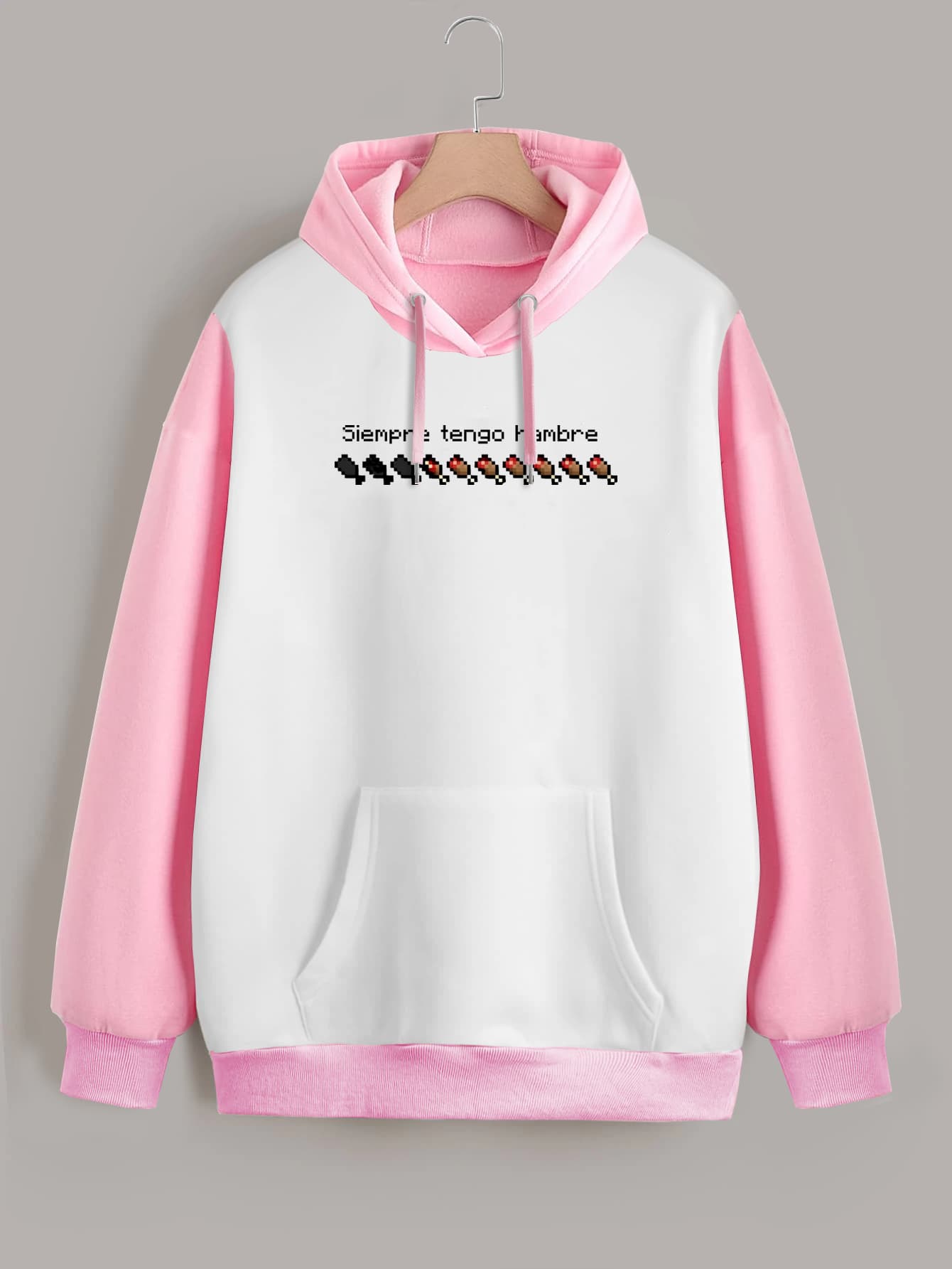 Buzo ancho hoodie Hambre Minecraft