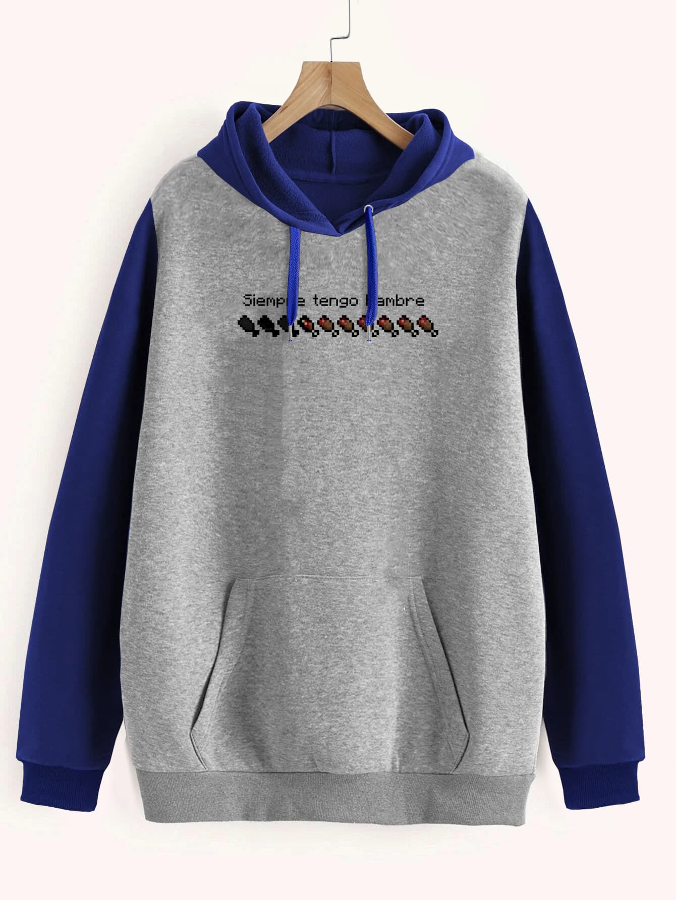 Buzo ancho hoodie Hambre Minecraft