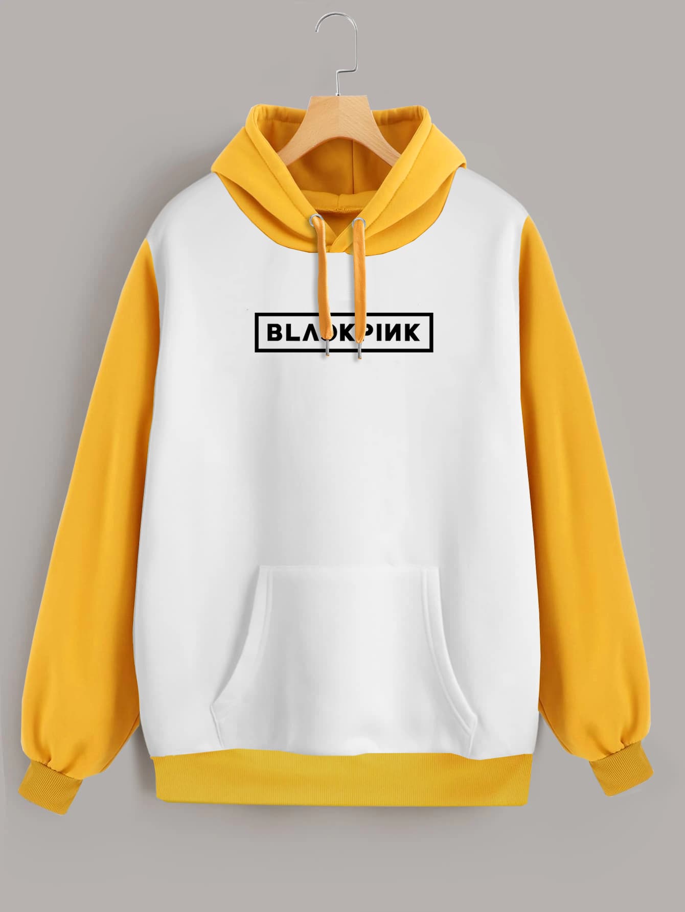 Buzo ancho hoodie Blackpink