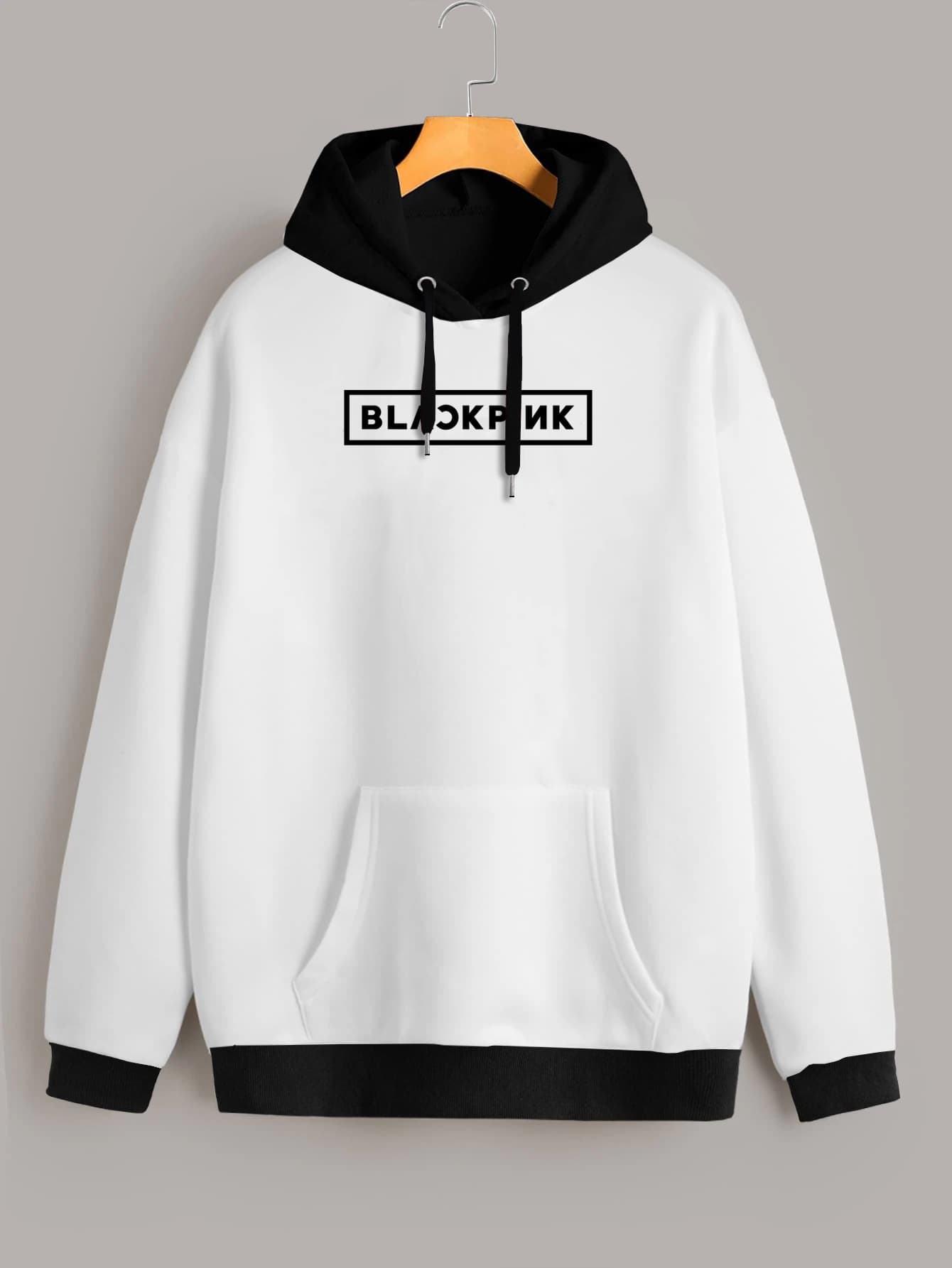 Buzo ancho hoodie Blackpink