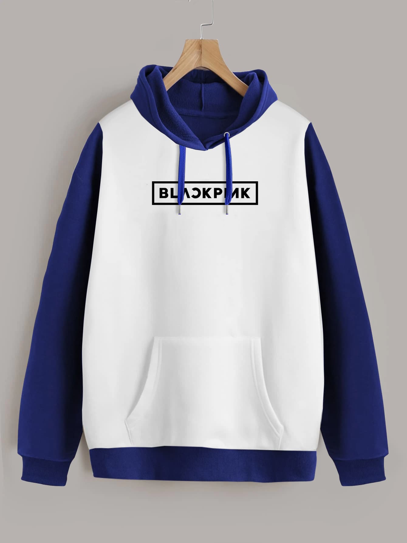 Buzo ancho hoodie Blackpink