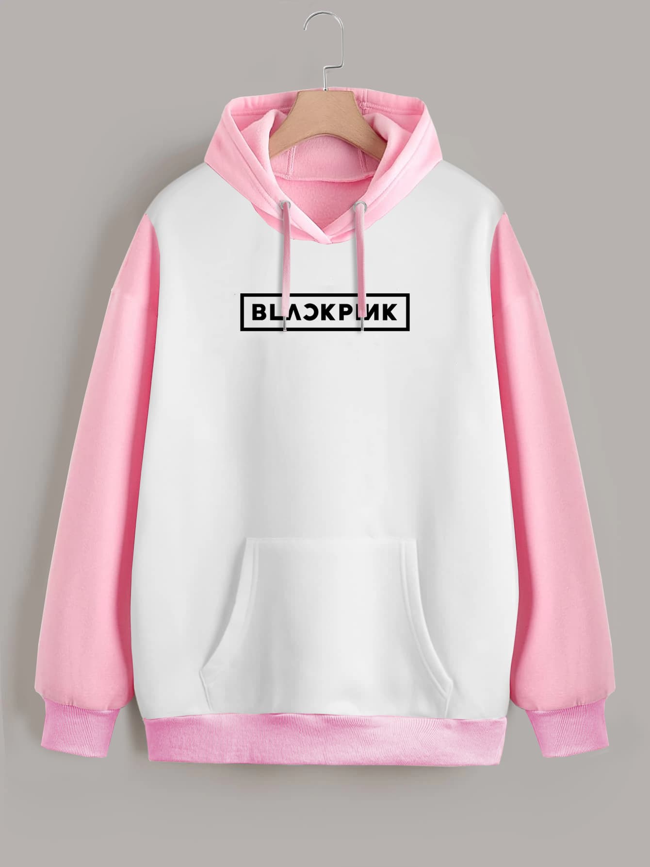 Buzo ancho hoodie Blackpink
