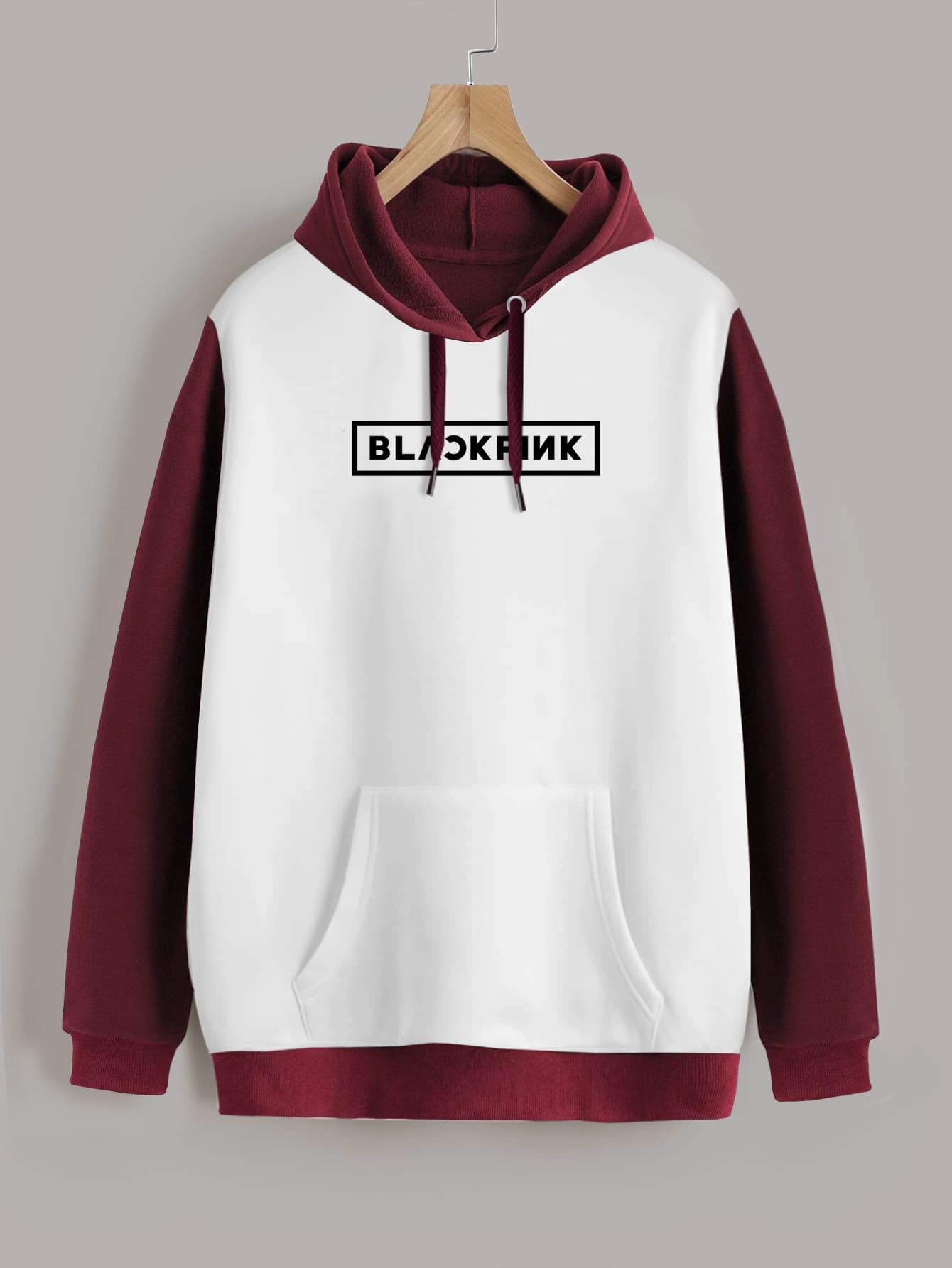 Buzo ancho hoodie Blackpink