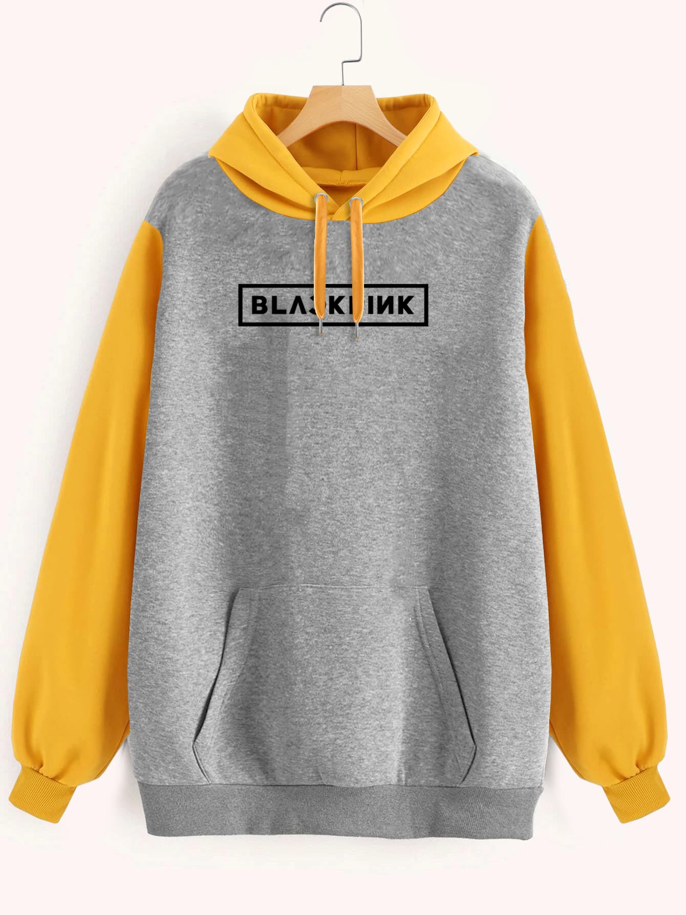 Buzo ancho hoodie Blackpink