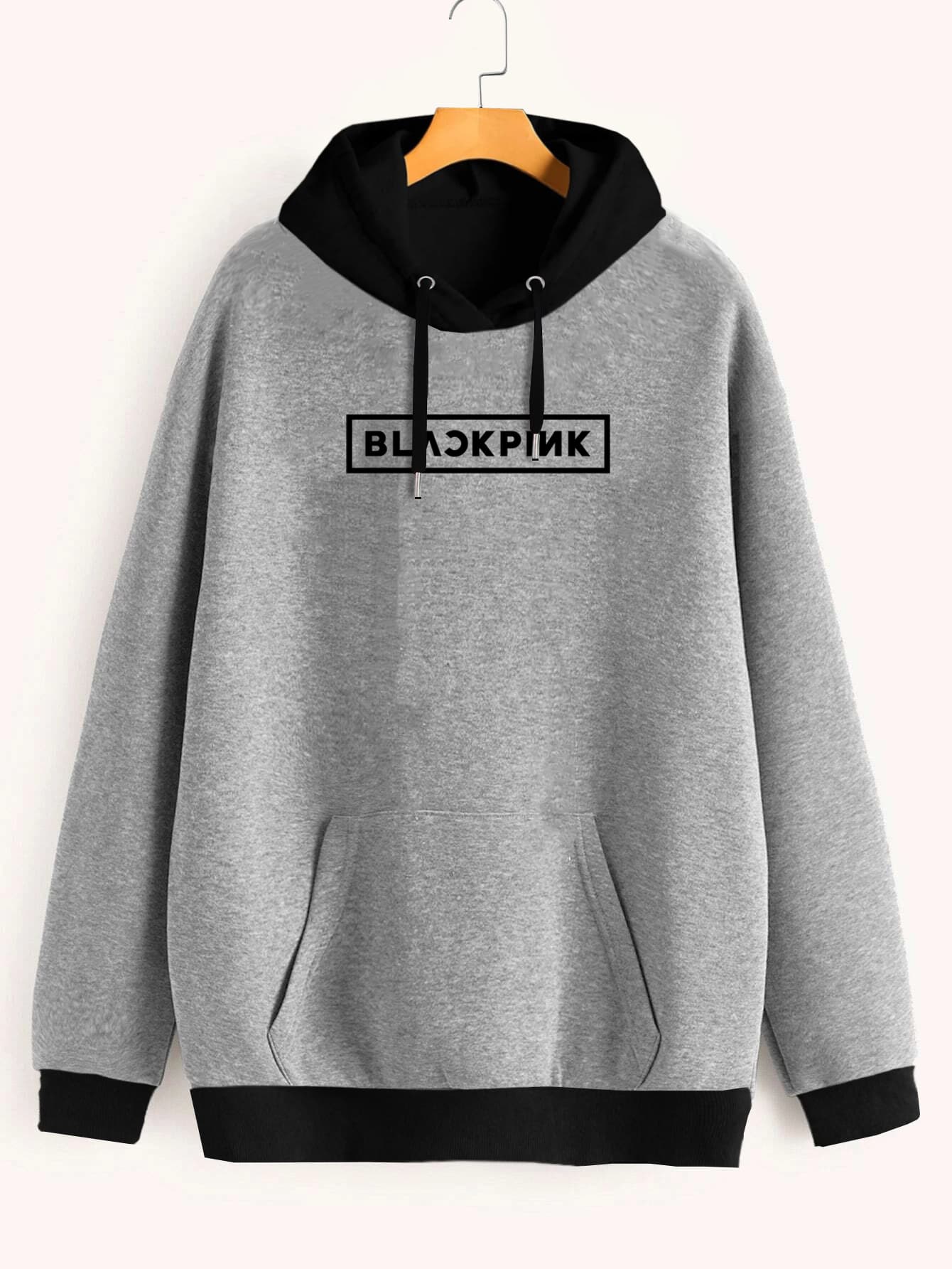 Buzo ancho hoodie Blackpink
