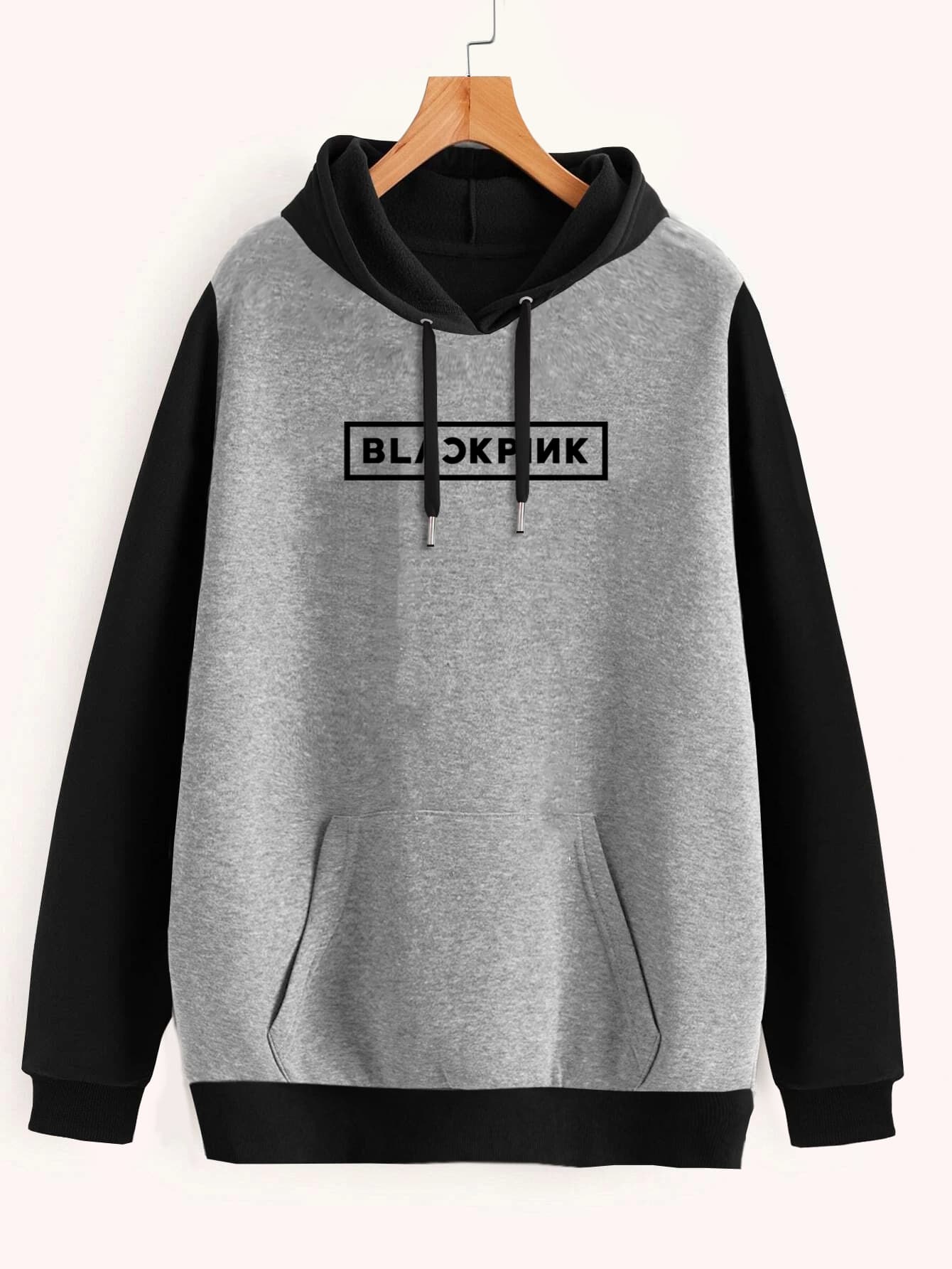 Buzo ancho hoodie Blackpink