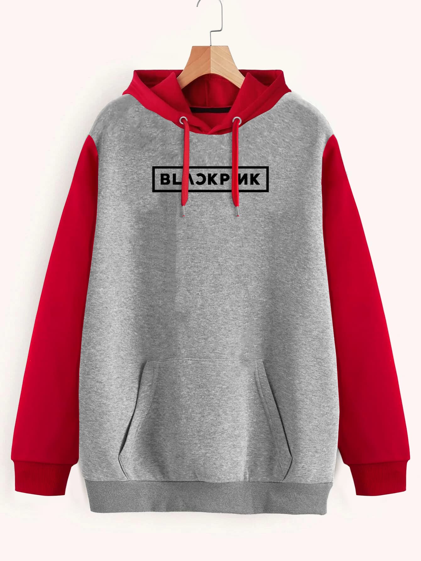 Buzo ancho hoodie Blackpink