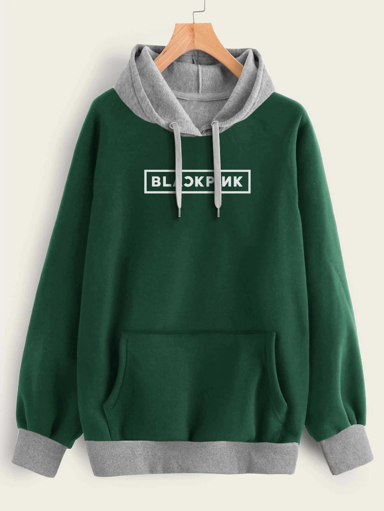 Buzo ancho hoodie Blackpink