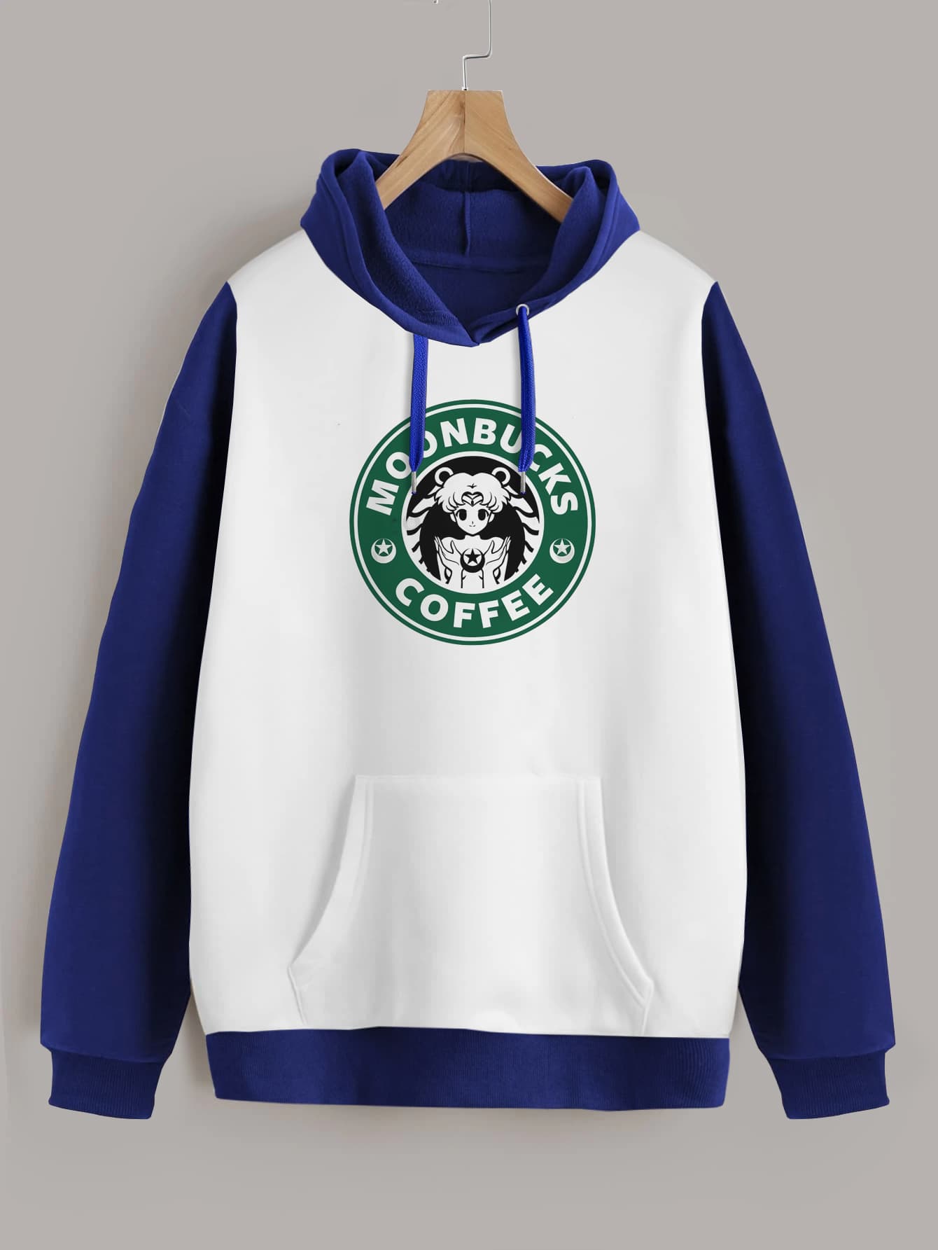 Buzo ancho hoodie Moonbucks Coffee