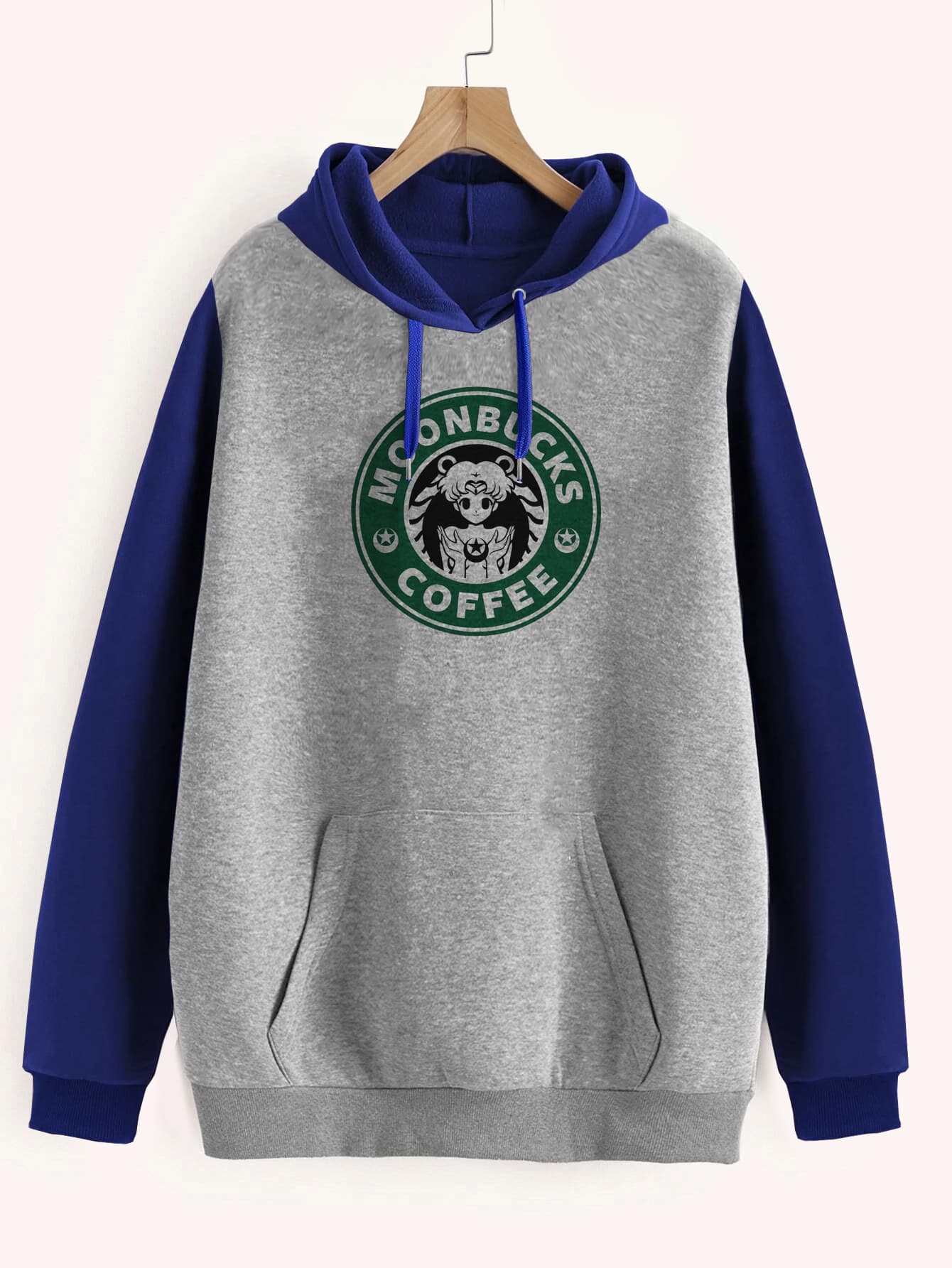 Buzo ancho hoodie Moonbucks Coffee