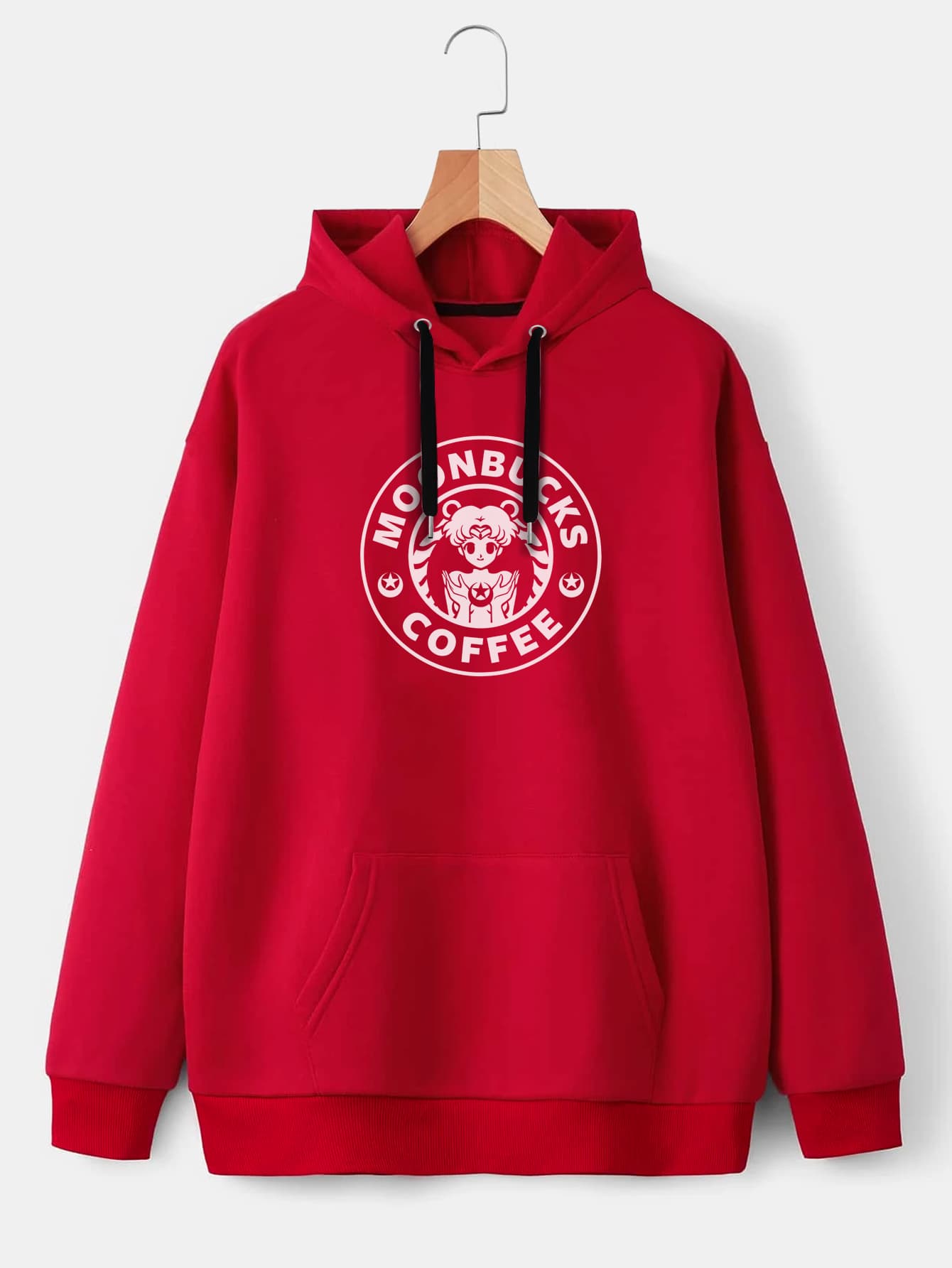 Buzo ancho hoodie Moonbucks Coffee