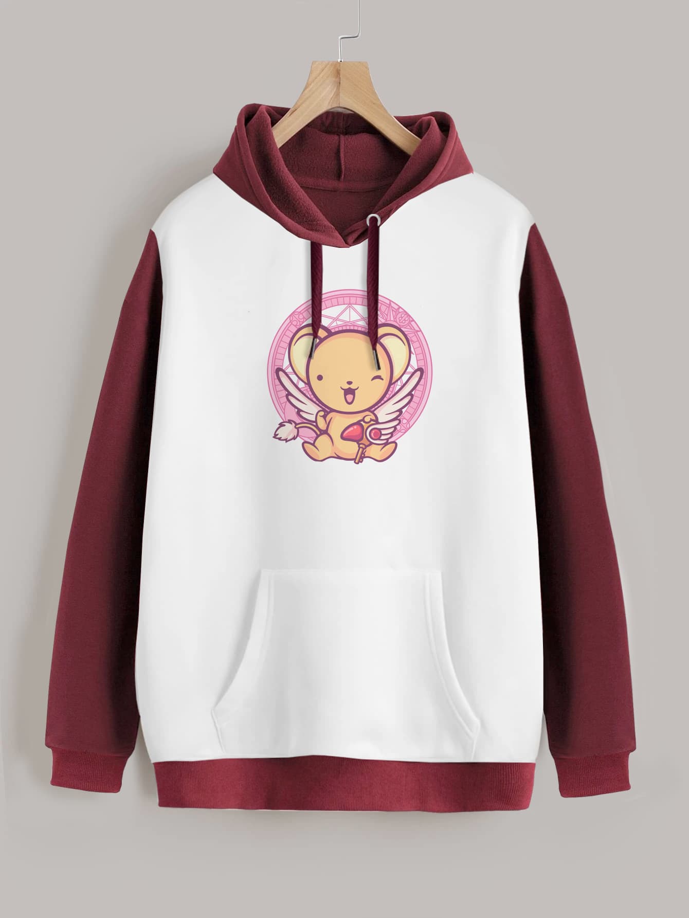 Buzo ancho hoodie Kero