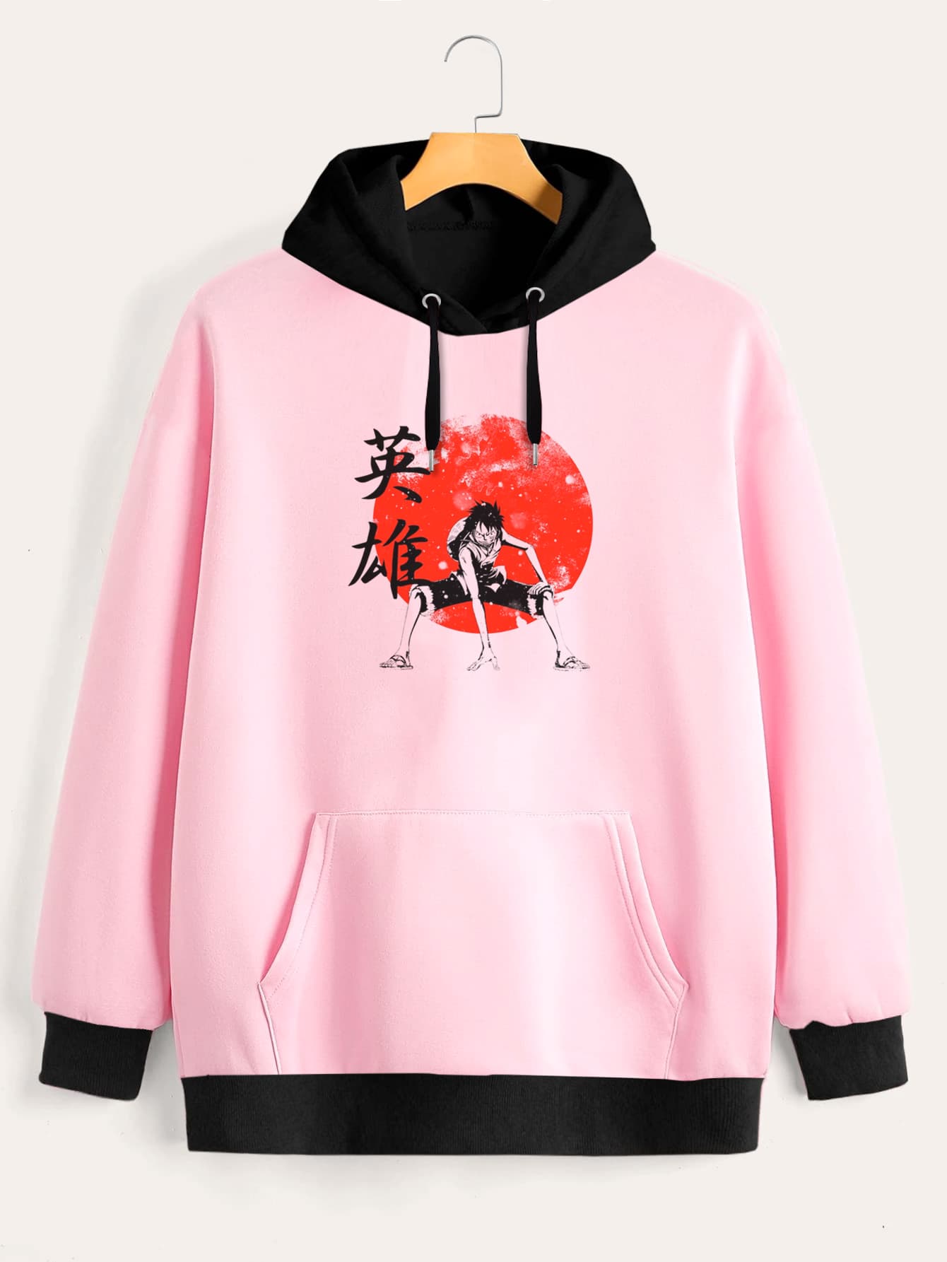 Buzo ancho hoodie Luffy Hero