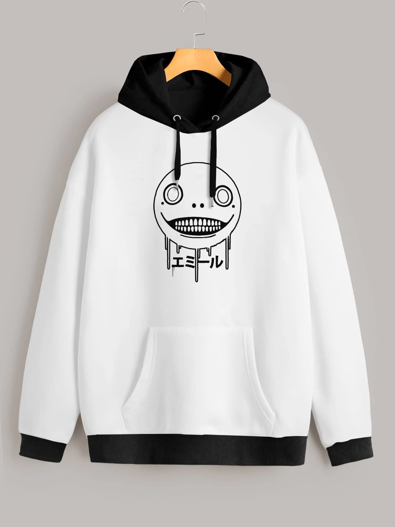Buzo ancho hoodie Emil Nier Automata