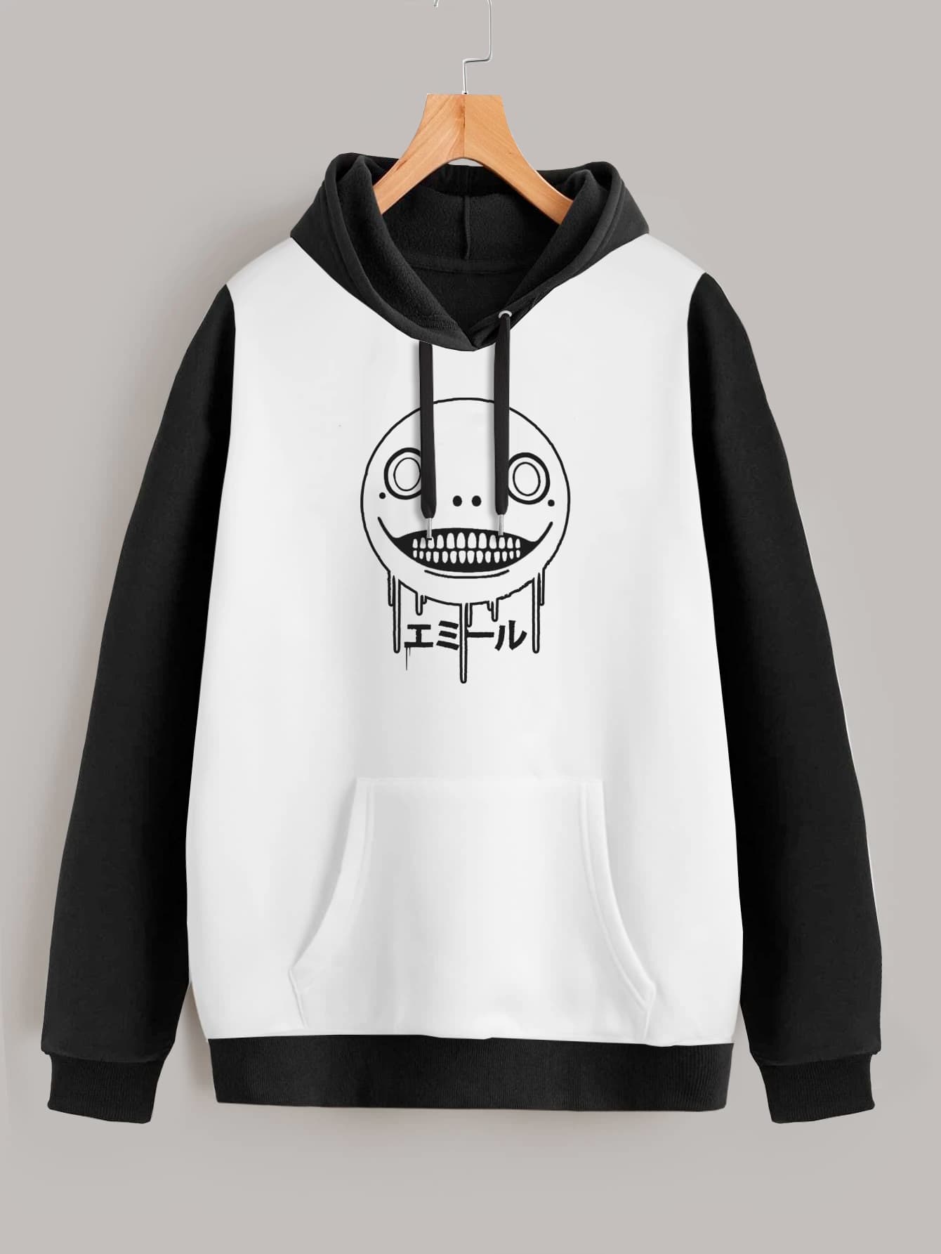 Buzo ancho hoodie Emil Nier Automata