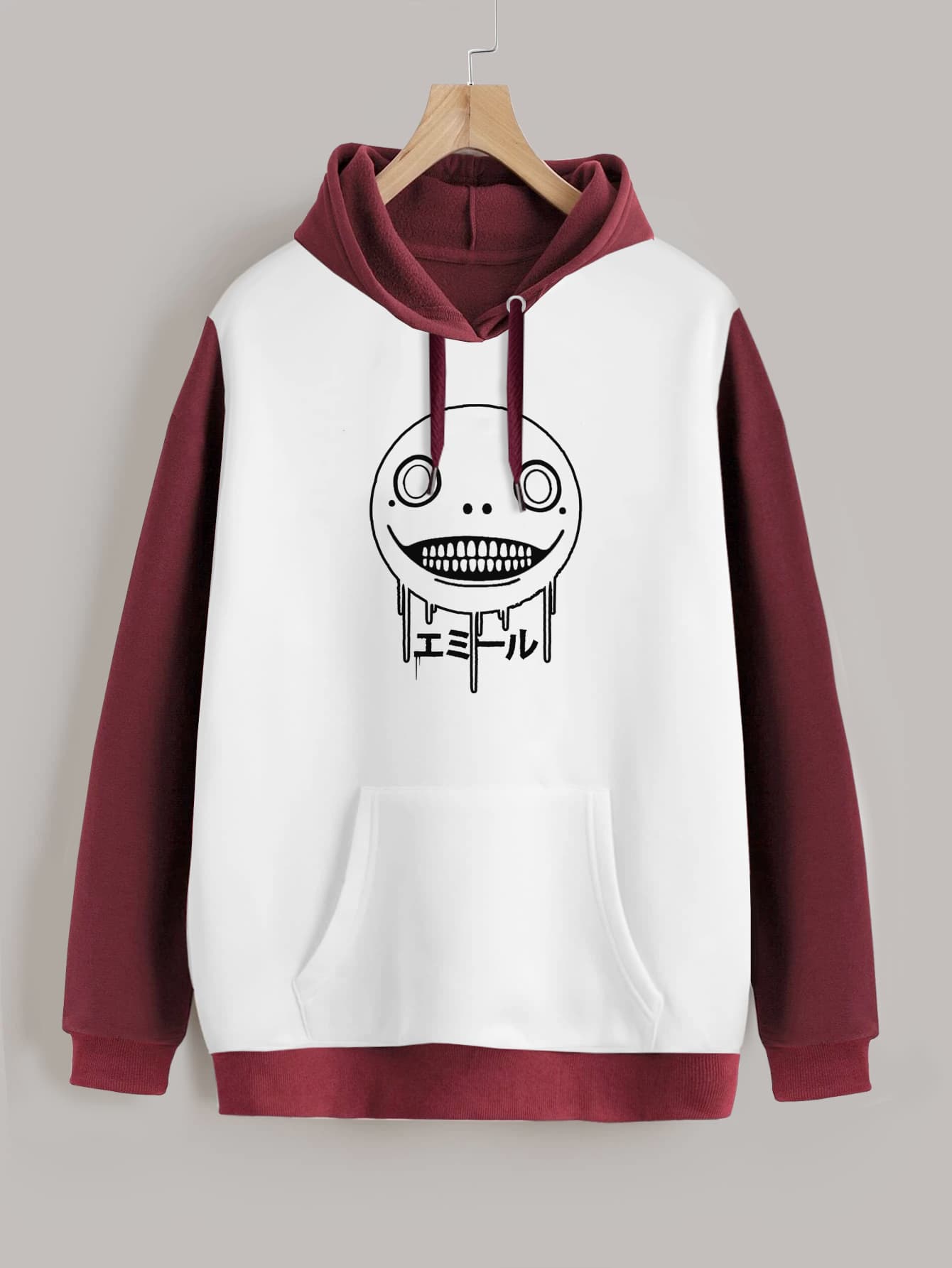 Buzo ancho hoodie Emil Nier Automata