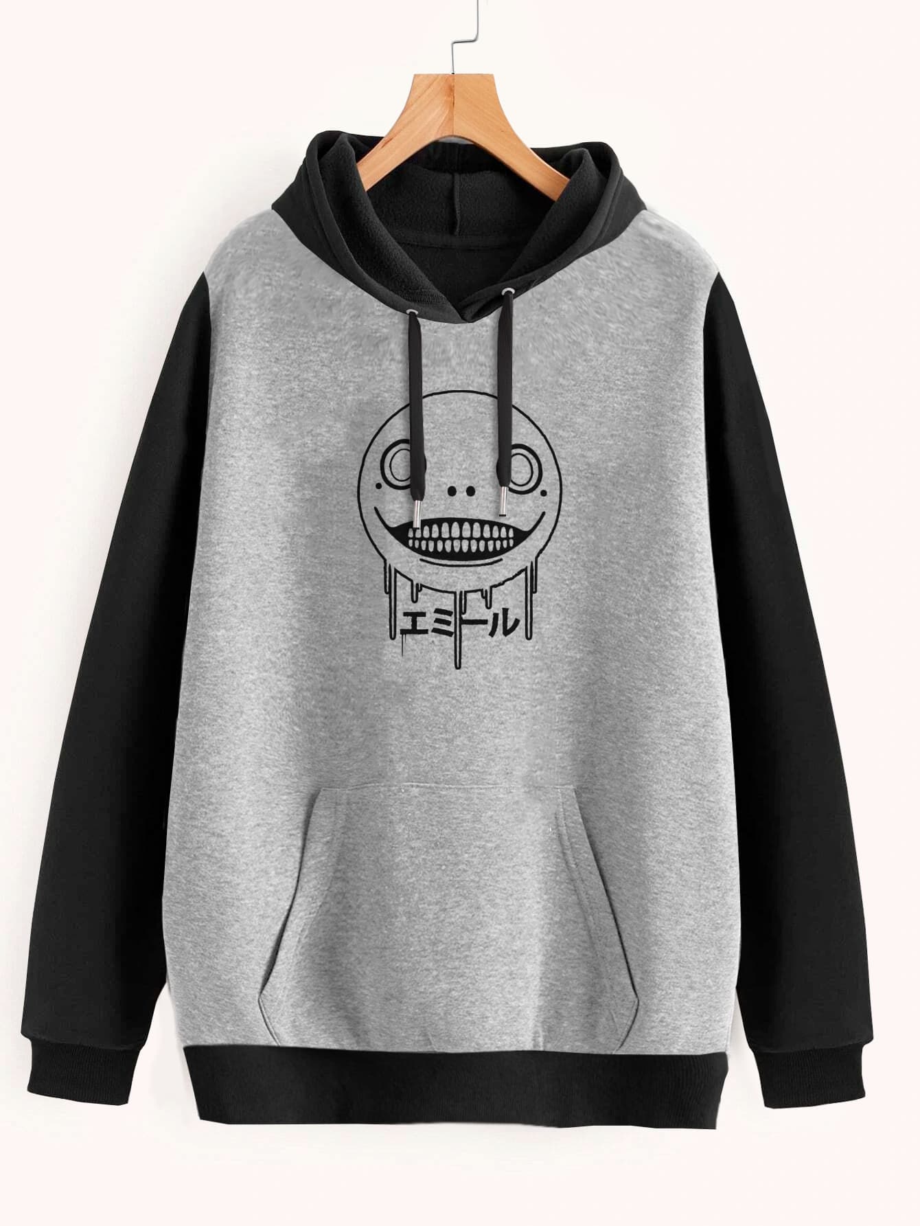 Buzo ancho hoodie Emil Nier Automata