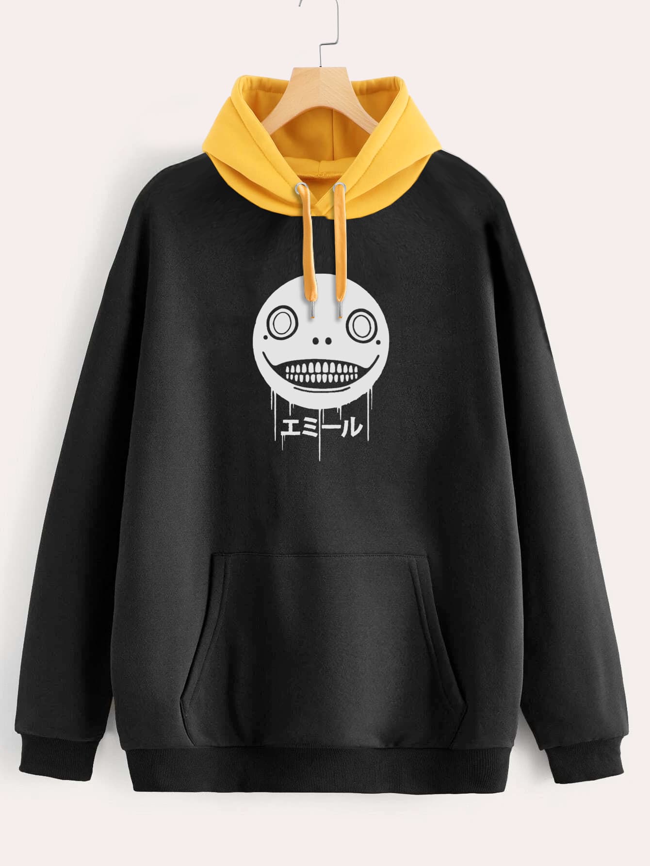 Buzo ancho hoodie Emil Nier Automata